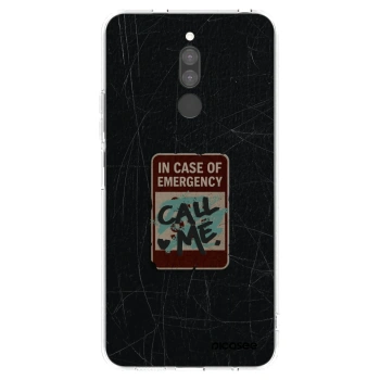 Picasee silikonska prozirna maskica za Xiaomi Redmi 8 - EMERGENCY