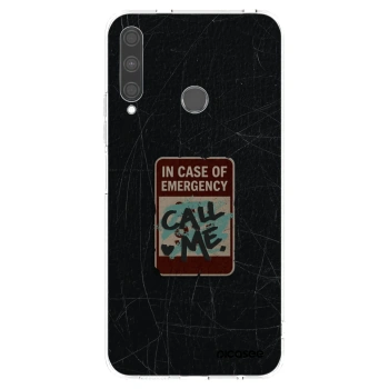 Picasee silikonska prozirna maskica za Huawei P40 Lite E - EMERGENCY