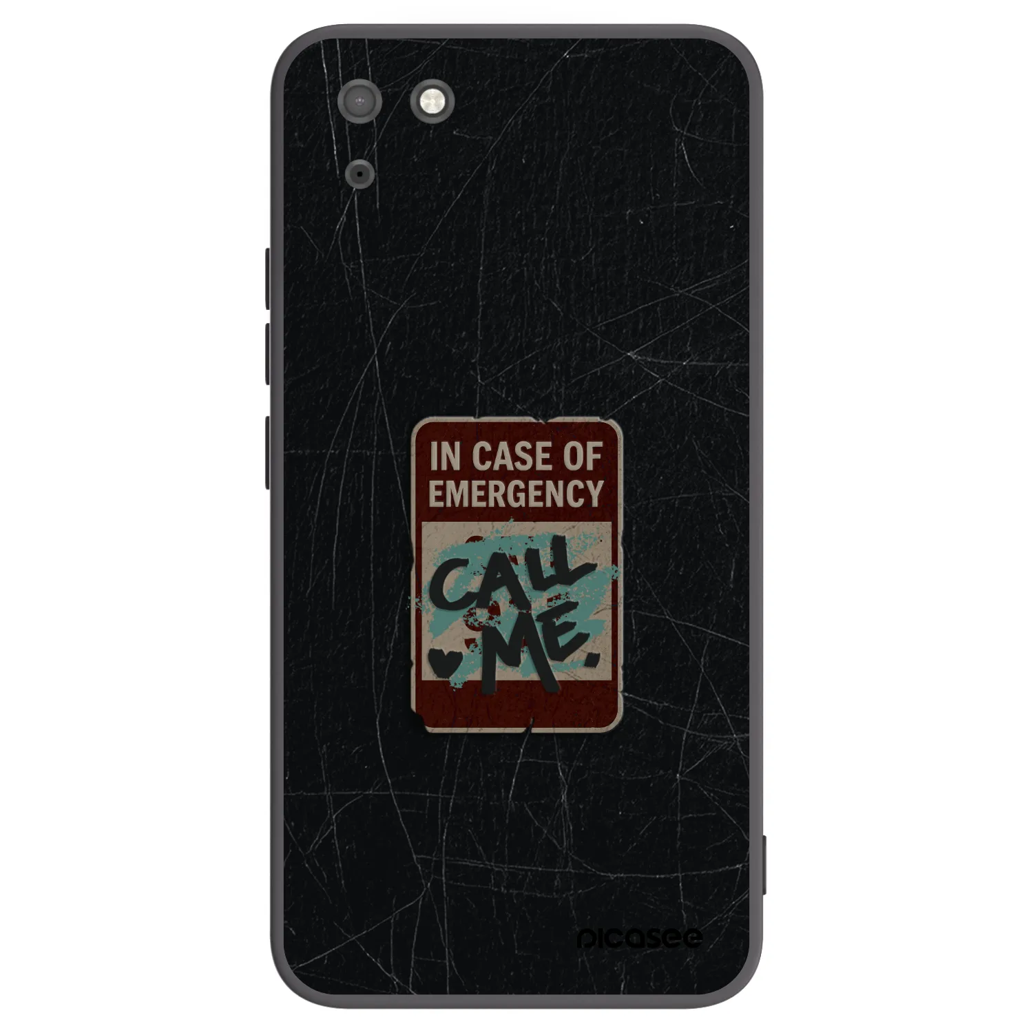 Picasee crna silikonska maskica za Huawei Y5P - EMERGENCY