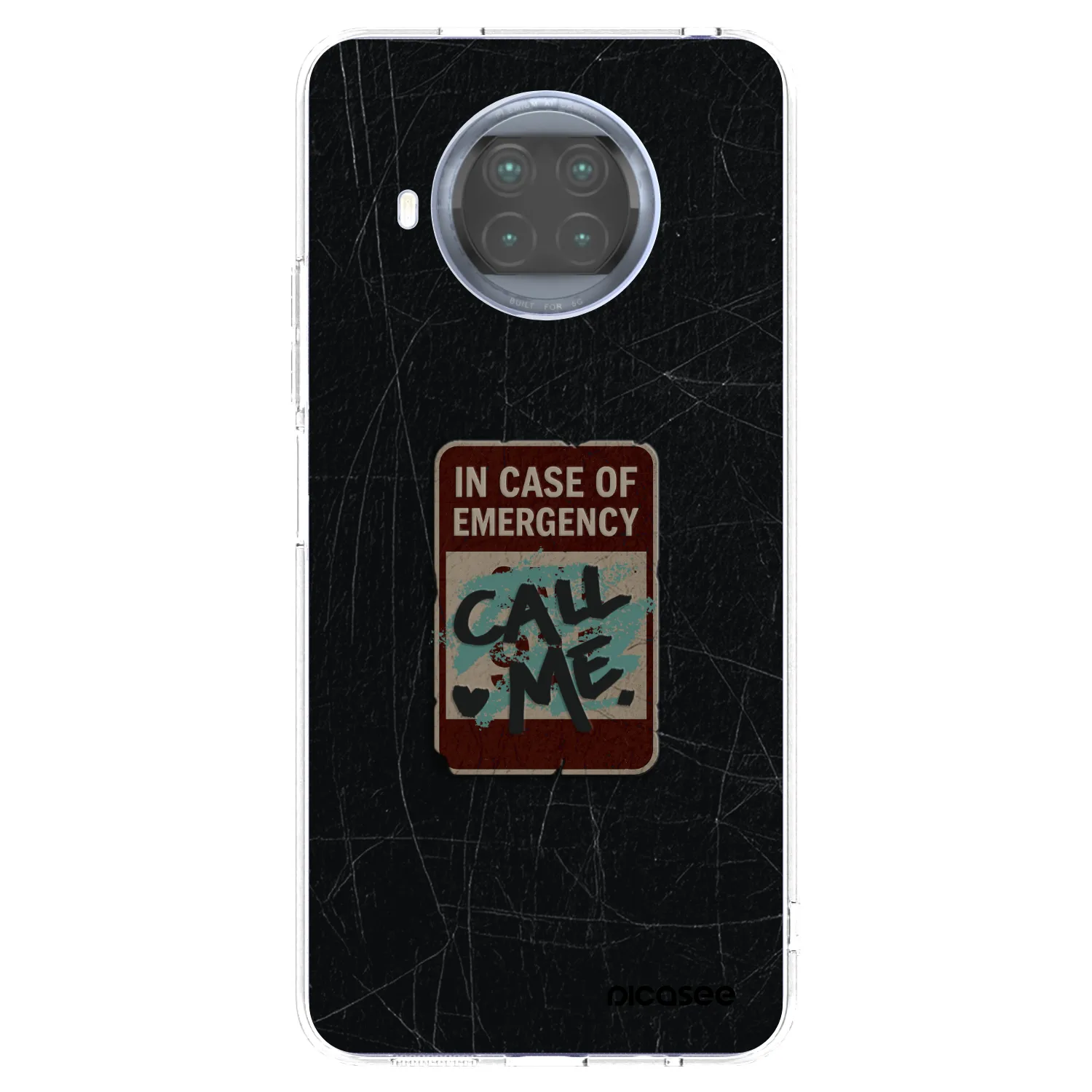 Picasee silikonska prozirna maskica za Xiaomi Mi 10T Lite - EMERGENCY
