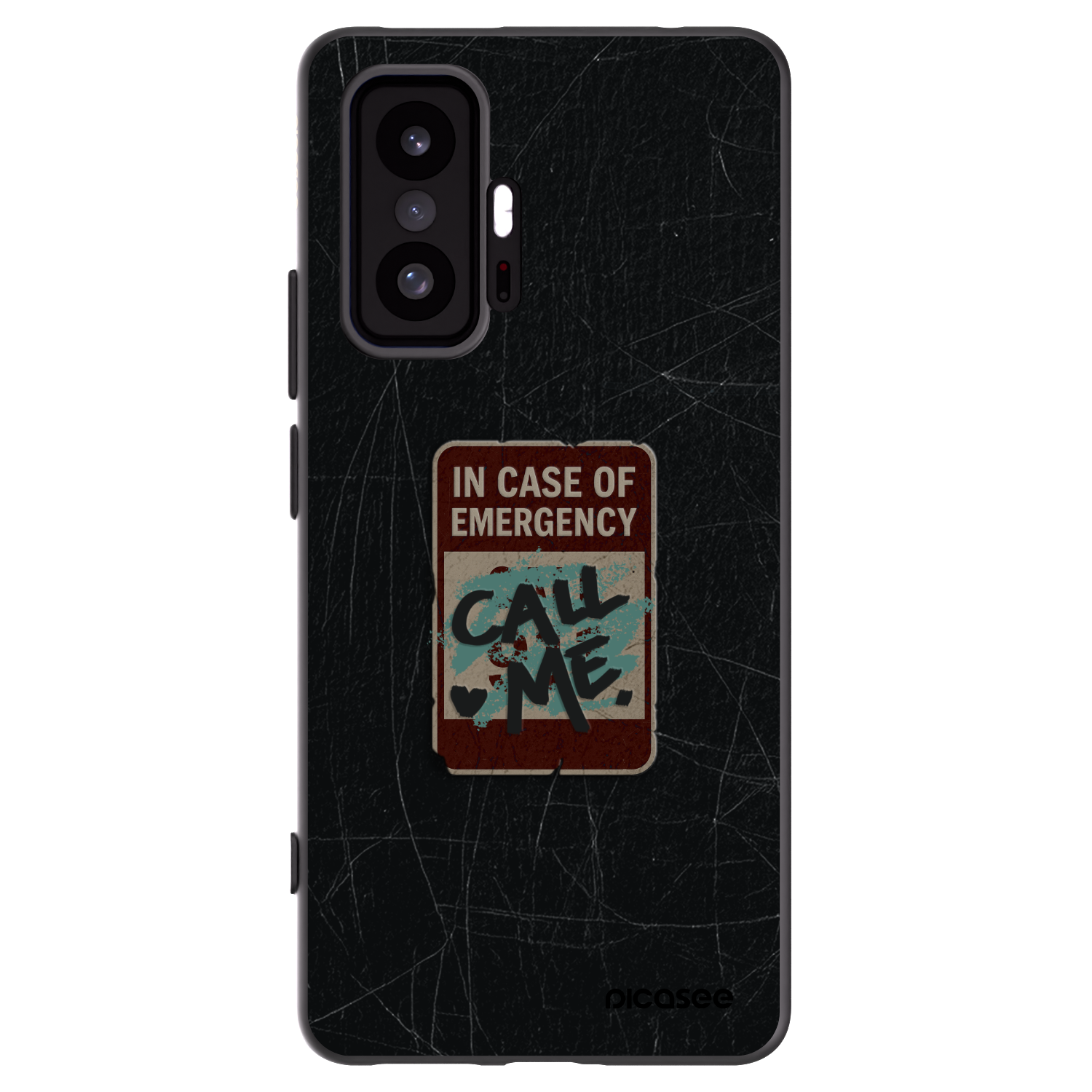 Picasee crna silikonska maskica za Xiaomi 11T Pro - EMERGENCY