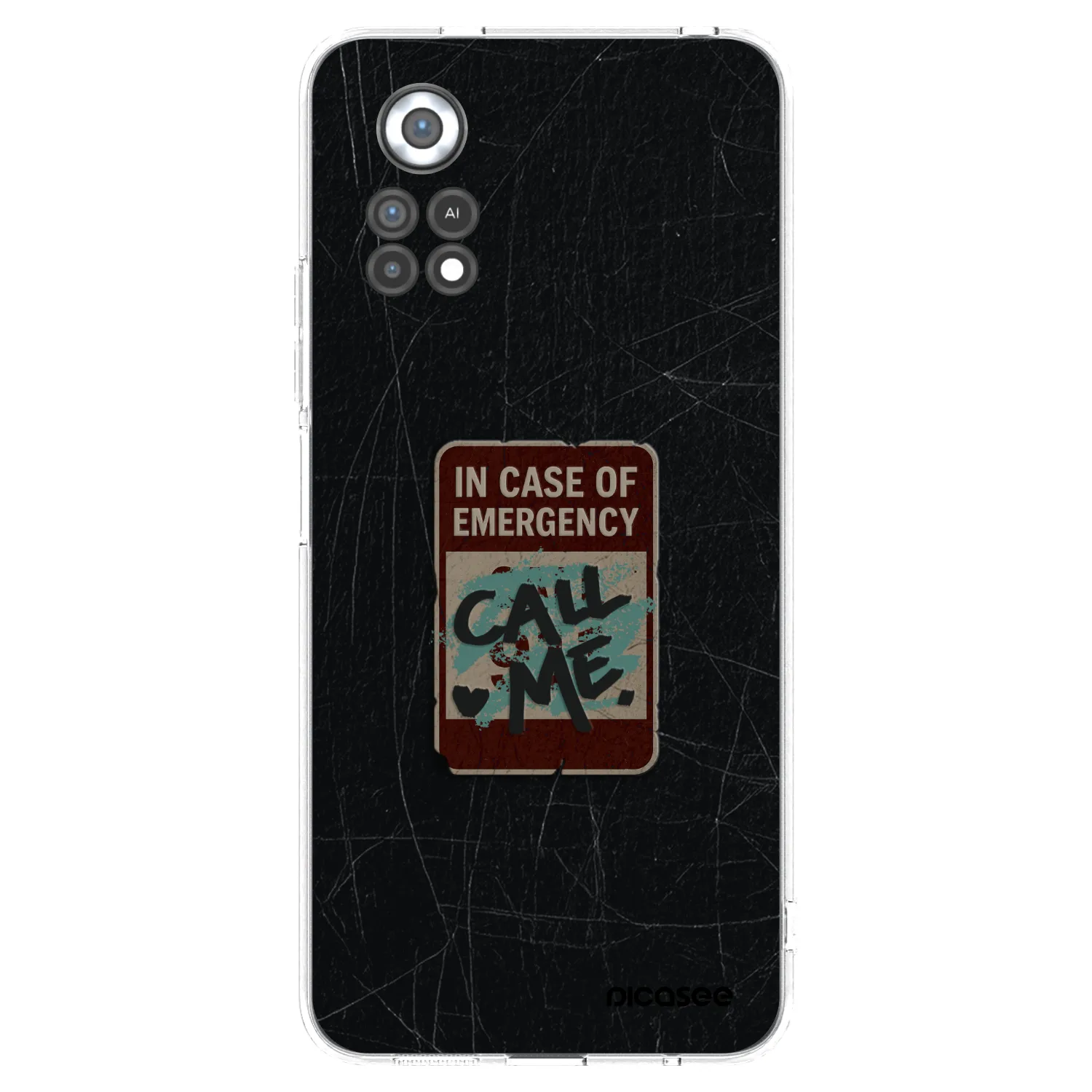 Picasee silikonska prozirna maskica za Xiaomi Poco X4 Pro 5G - EMERGENCY