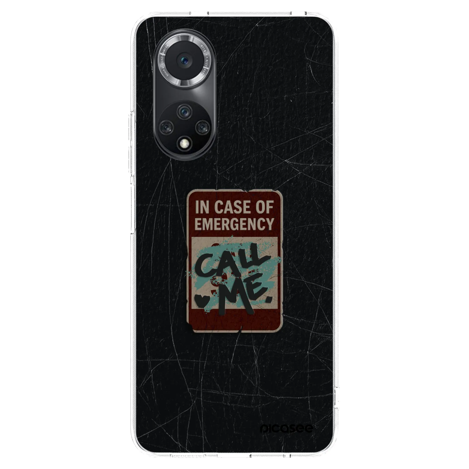 Picasee silikonska prozirna maskica za Huawei Nova 9 SE - EMERGENCY