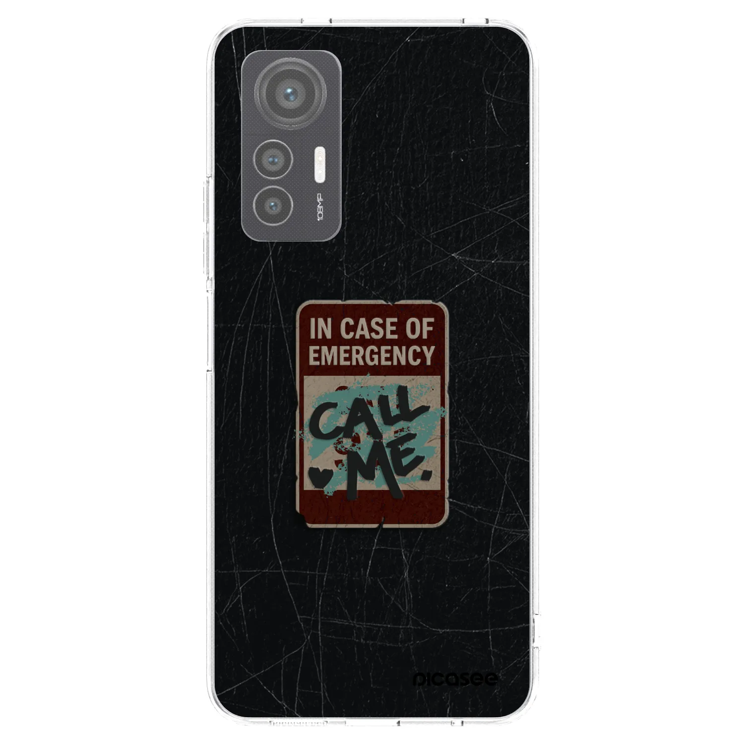 Picasee silikonska prozirna maskica za Xiaomi 12 Lite - EMERGENCY