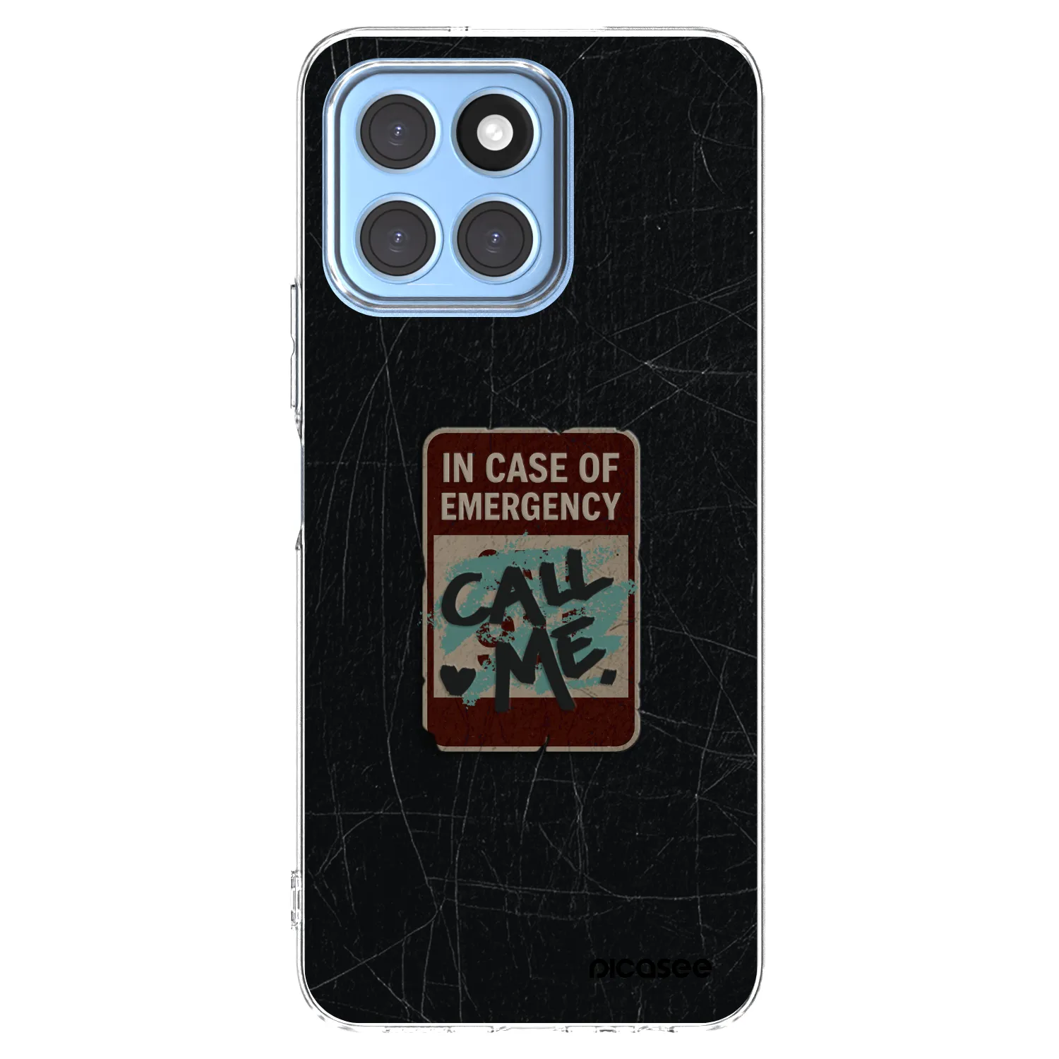 Picasee silikonska prozirna maskica za Honor X6 - EMERGENCY
