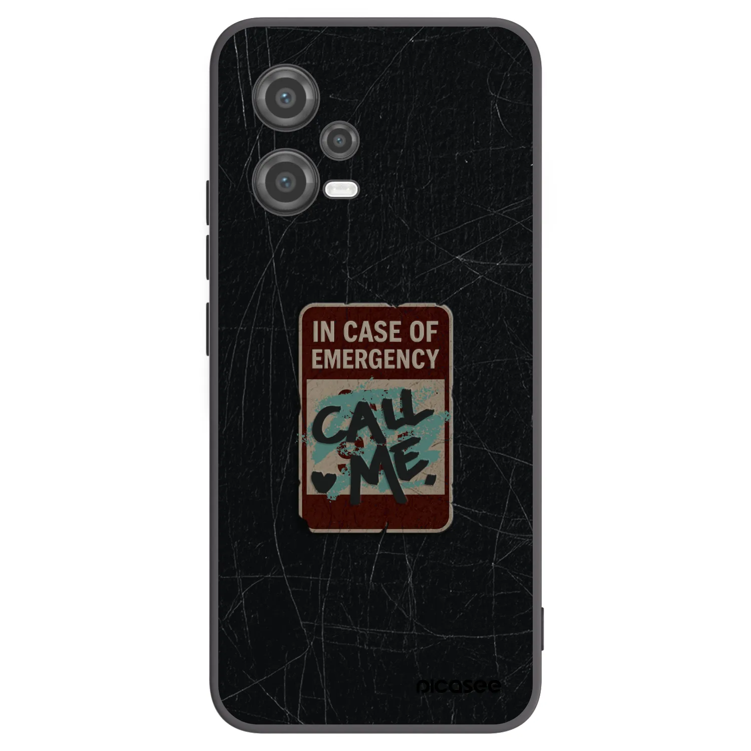 Picasee crna silikonska maskica za Xiaomi Poco X5 - EMERGENCY