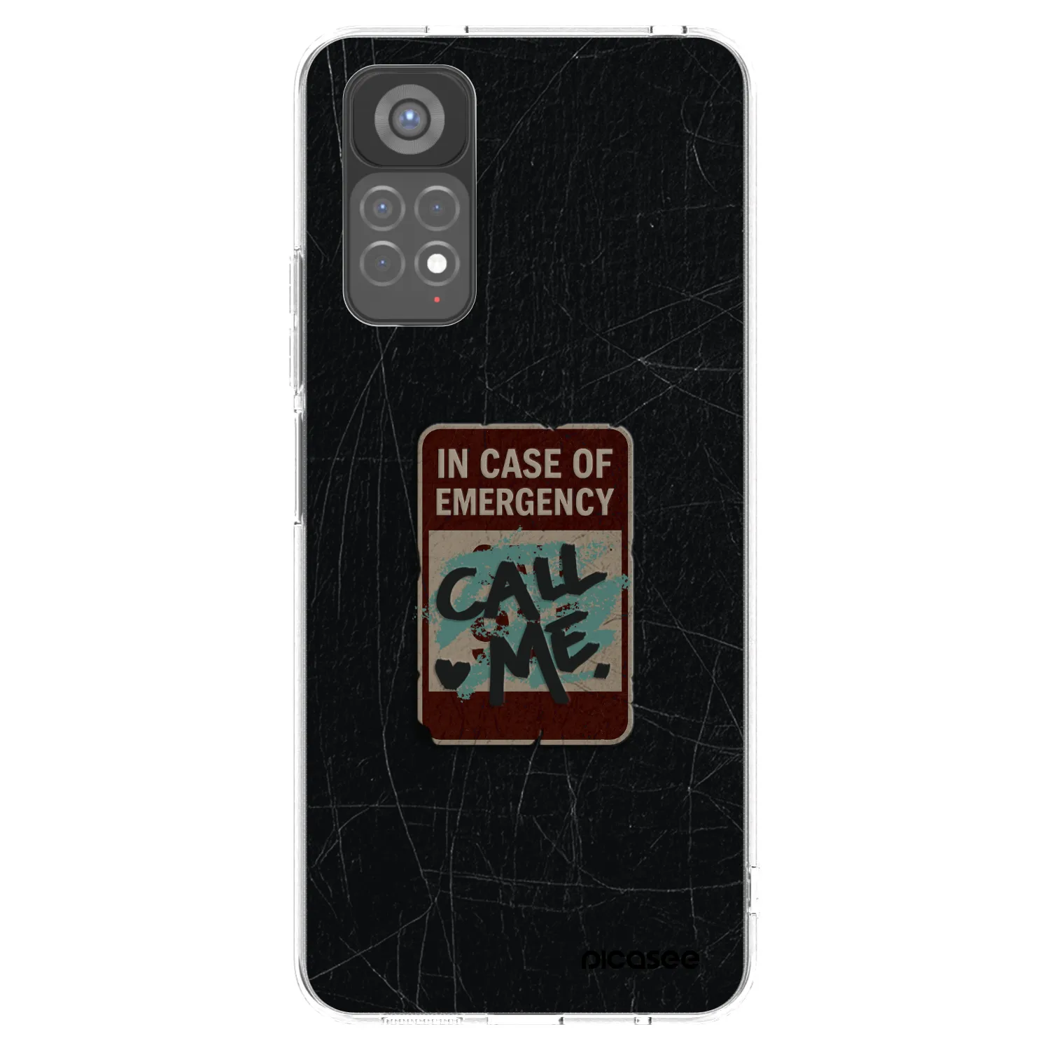 Picasee silikonska prozirna maskica za Xiaomi Redmi Note 11S 5G - EMERGENCY