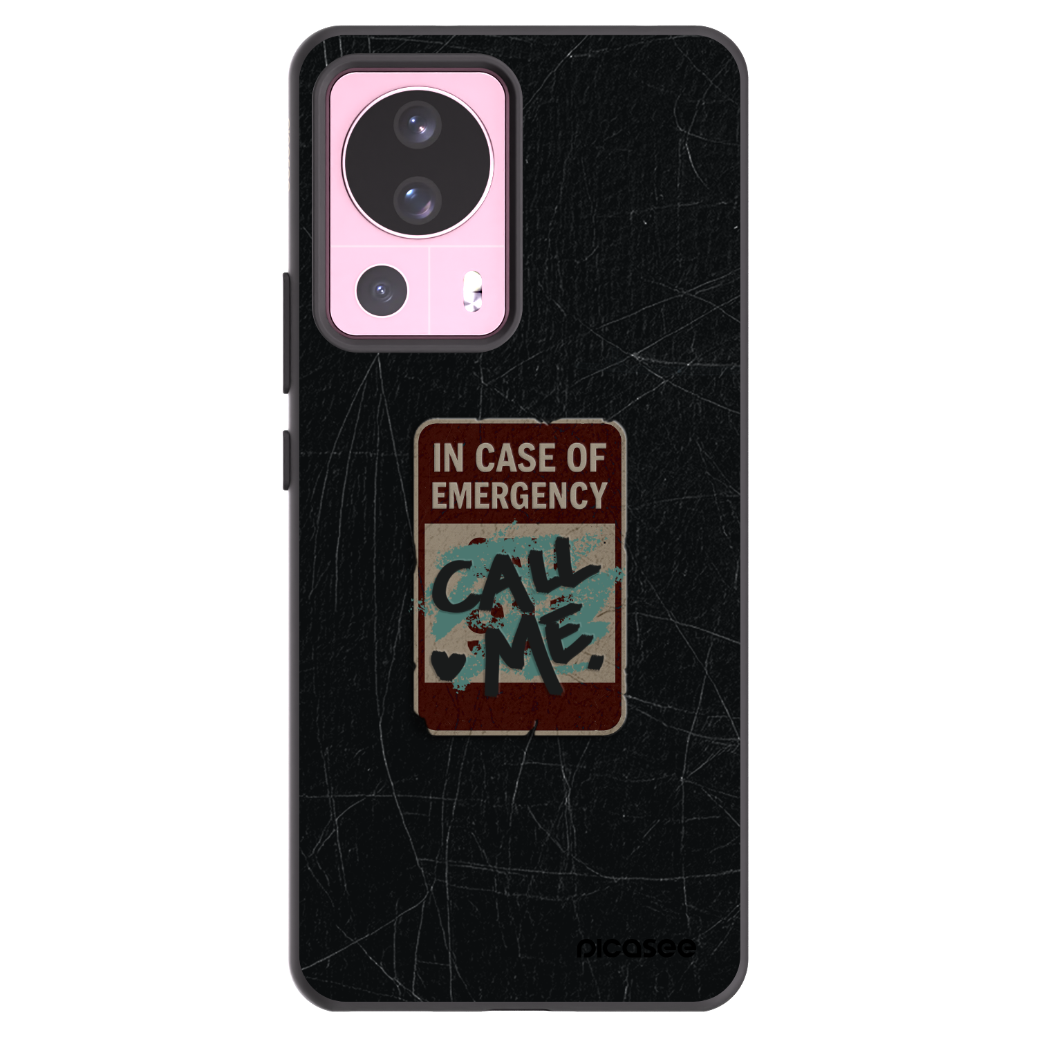 Picasee crna silikonska maskica za Xiaomi 13 Lite - EMERGENCY