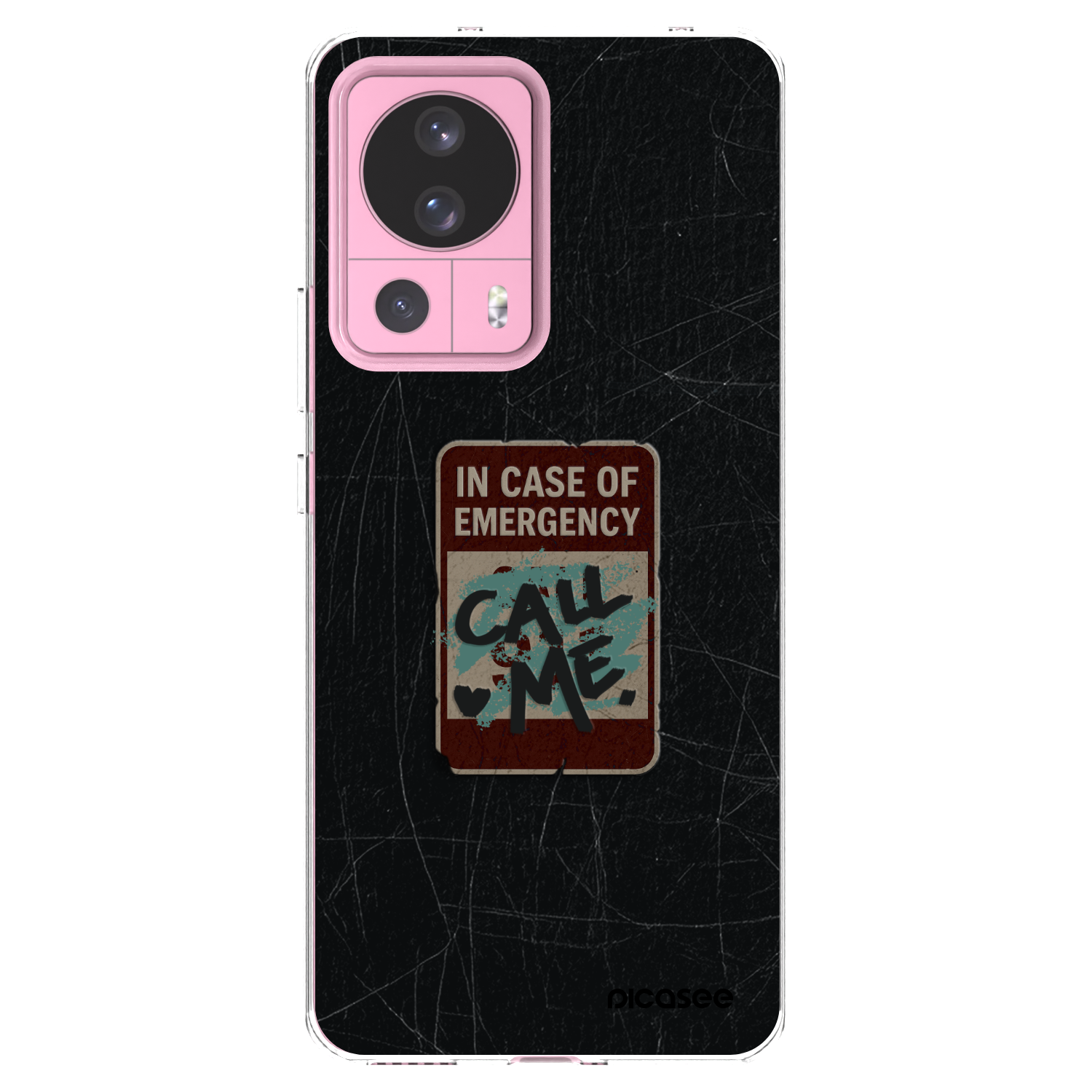 Picasee silikonska prozirna maskica za Xiaomi 13 Lite - EMERGENCY