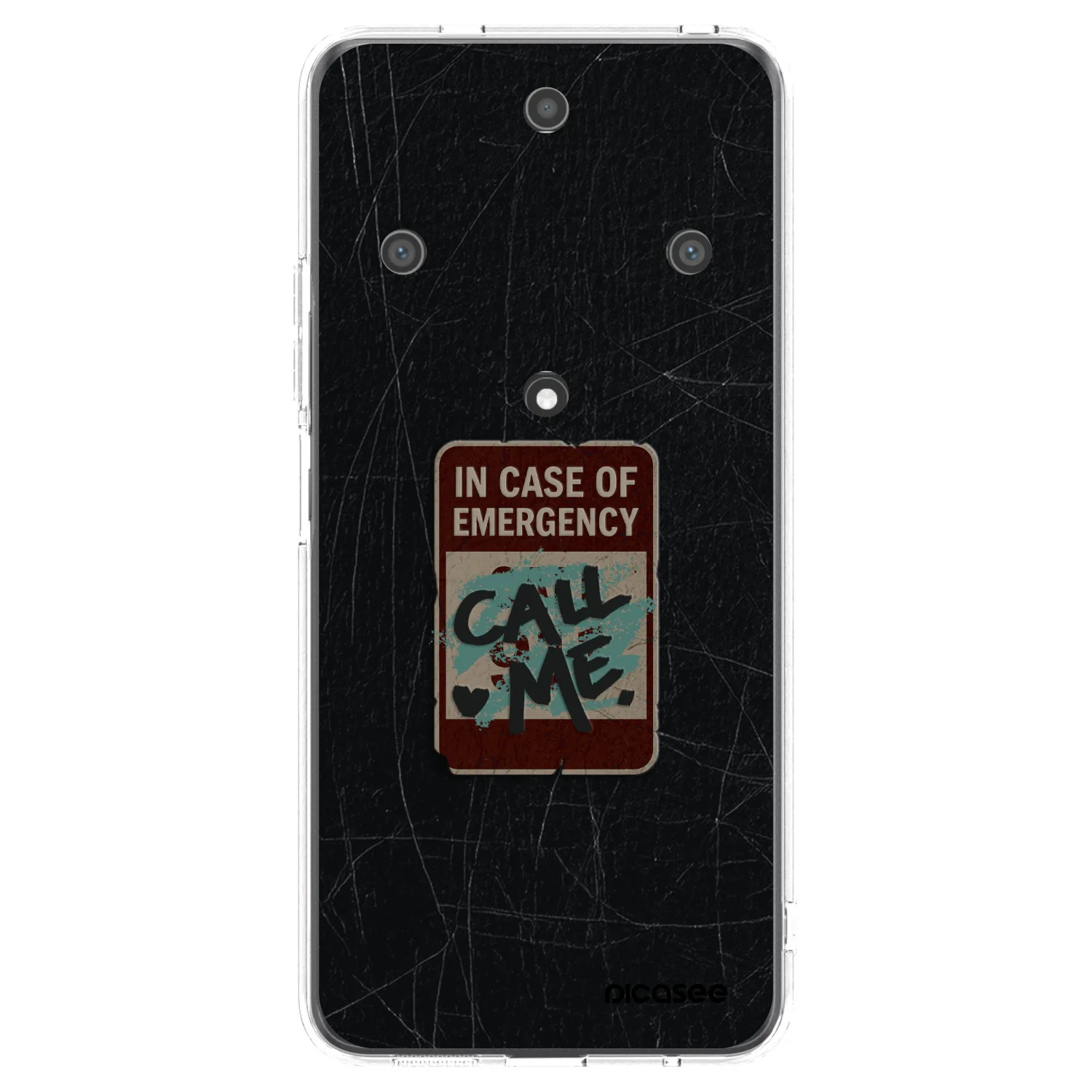 Picasee silikonska prozirna maskica za Honor Magic5 Lite 5G - EMERGENCY