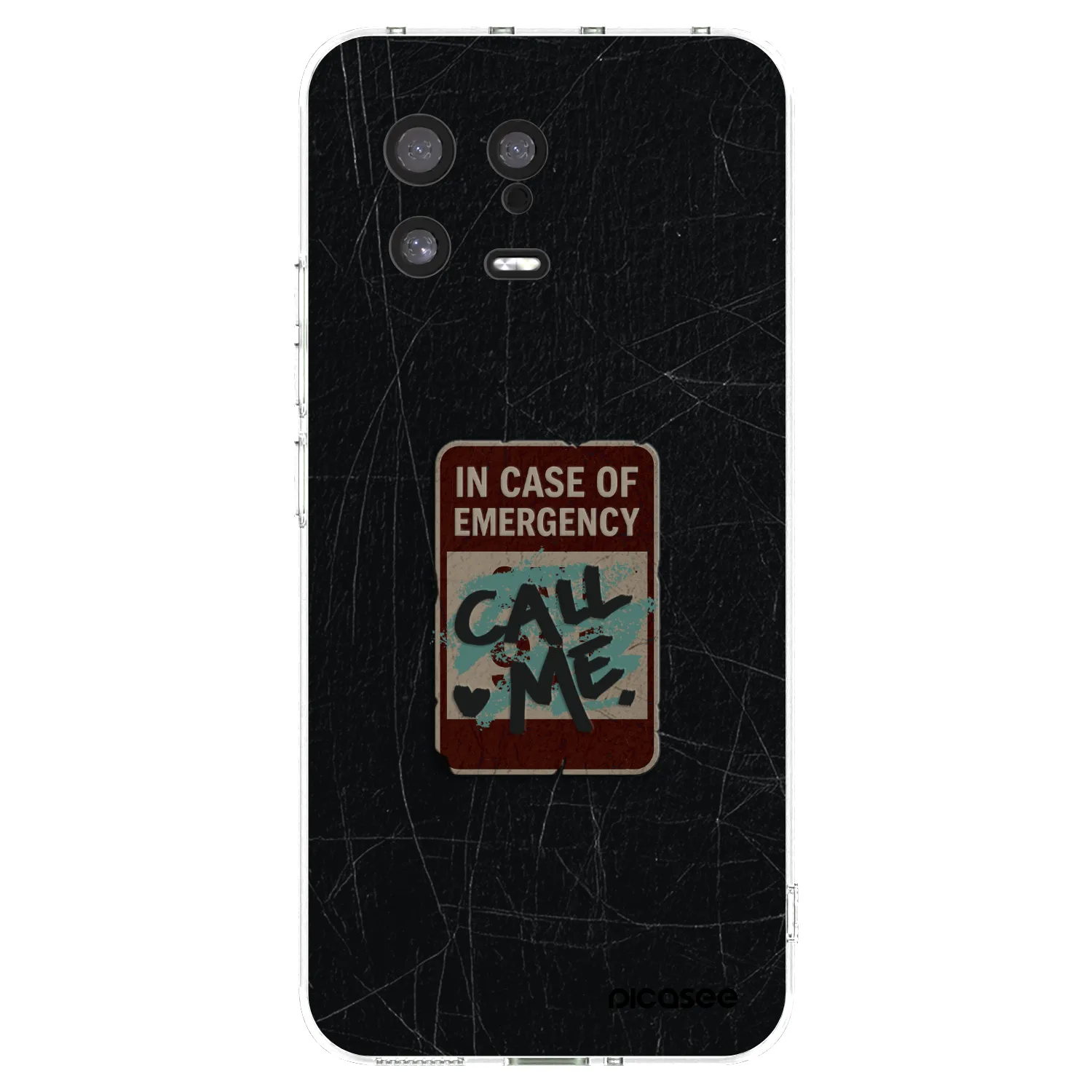 Picasee silikonska prozirna maskica za Xiaomi 13 - EMERGENCY