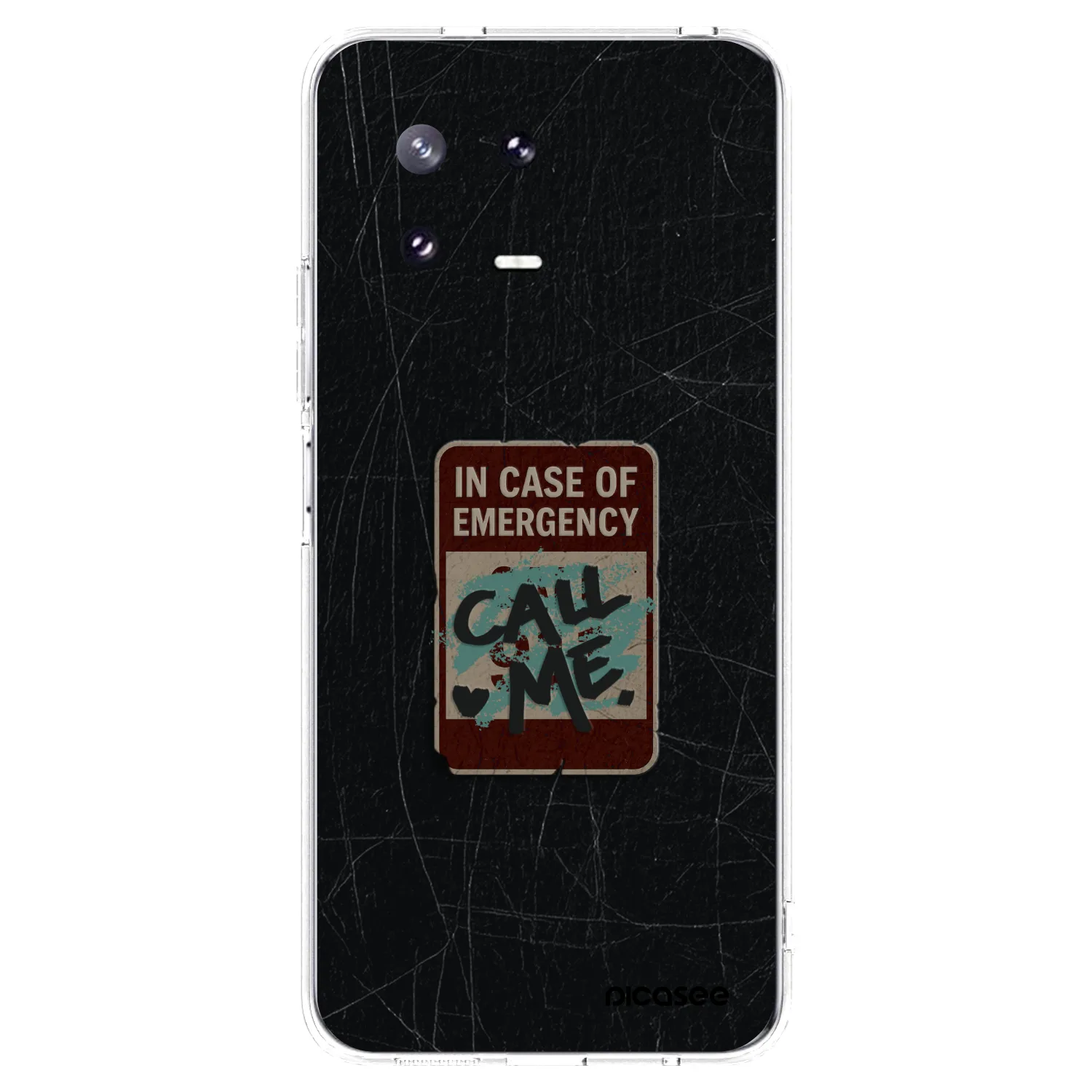 Picasee silikonska prozirna maskica za Xiaomi 13 Pro - EMERGENCY