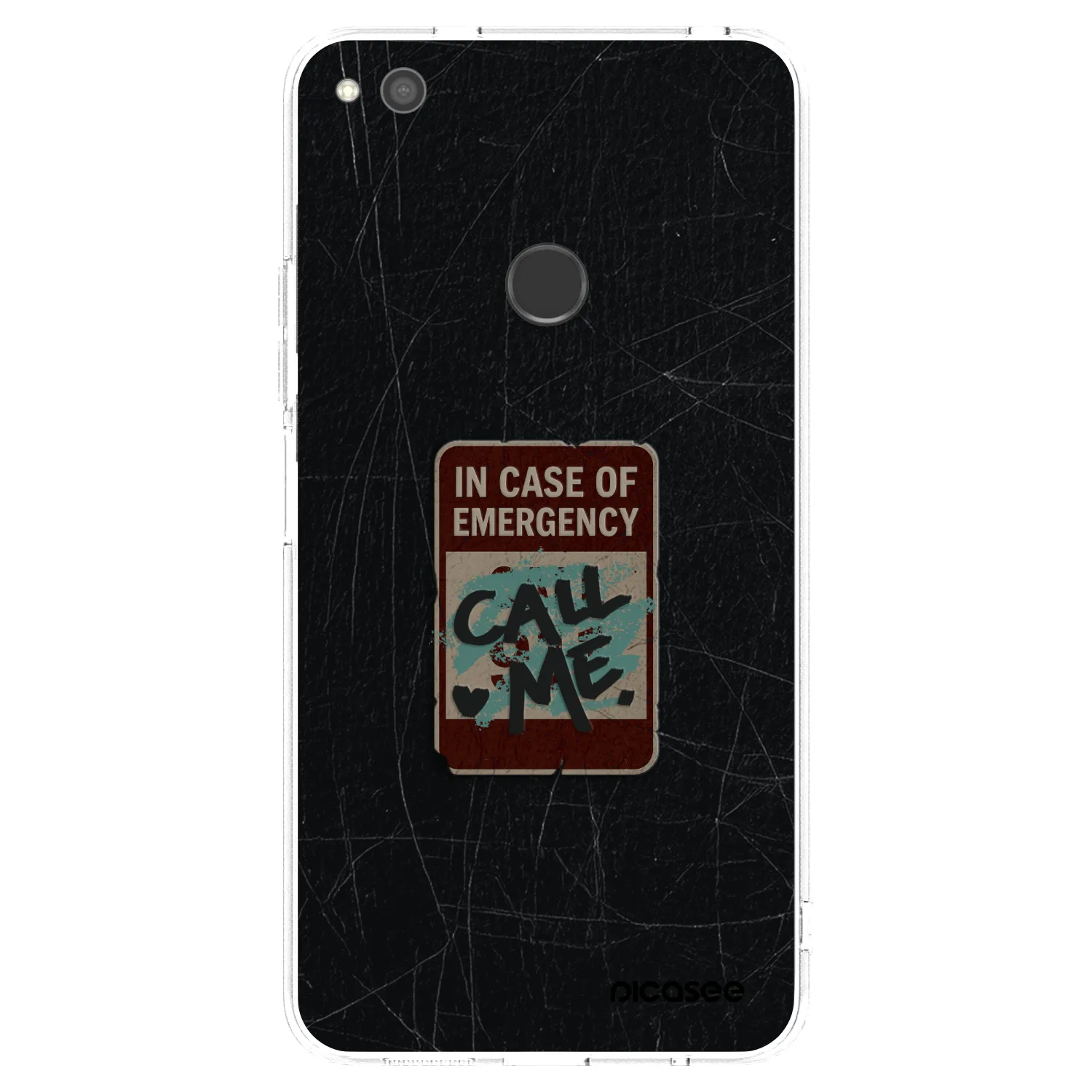Picasee silikonska prozirna maskica za Huawei P9 Lite 2017 - EMERGENCY
