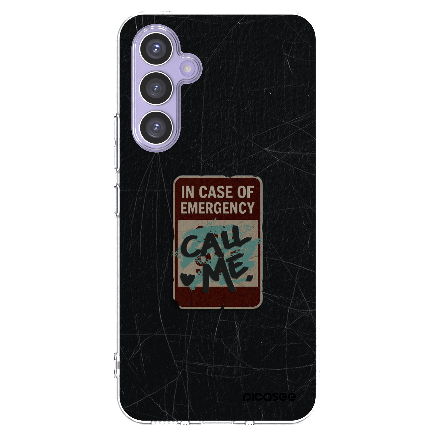 Picasee silikonska prozirna maskica za Samsung Galaxy A54 5G A546B - EMERGENCY