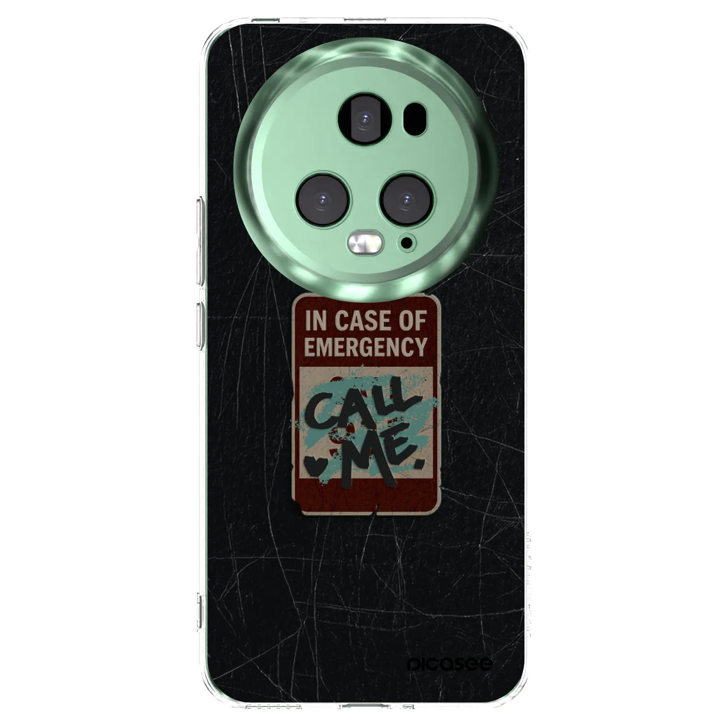 Picasee silikonska prozirna maskica za Honor Magic5 Pro - EMERGENCY