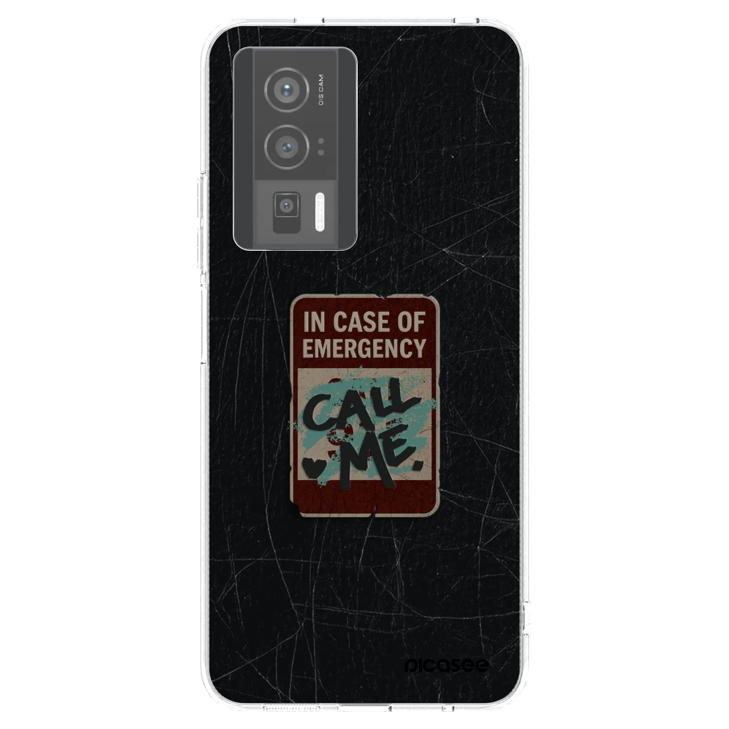 Picasee silikonska prozirna maskica za Xiaomi Poco F5 Pro 5G - EMERGENCY