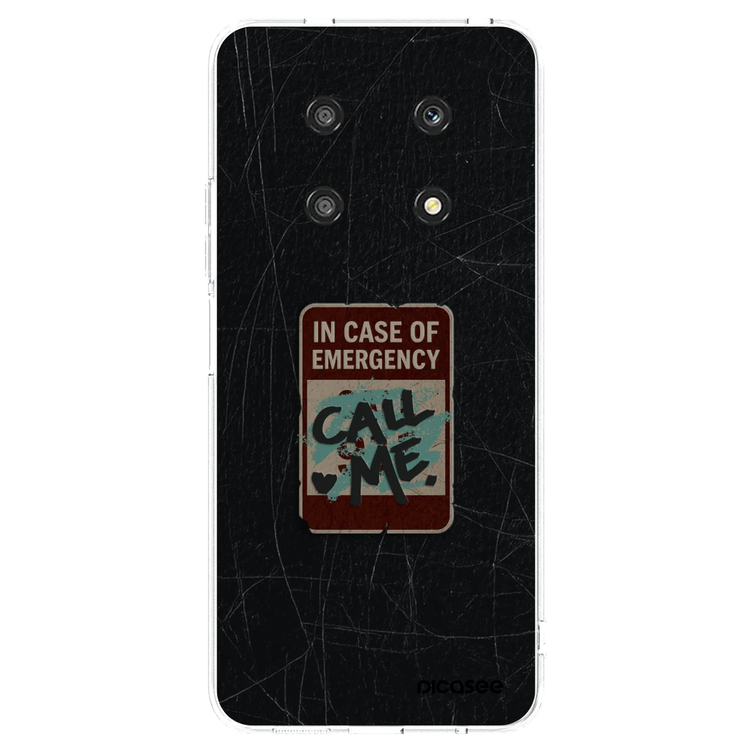 Picasee silikonska prozirna maskica za Honor Magic4 Lite 5G - EMERGENCY