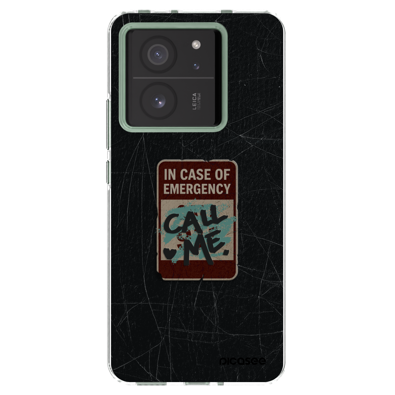 Picasee silikonska prozirna maskica za Xiaomi 13T Pro - EMERGENCY