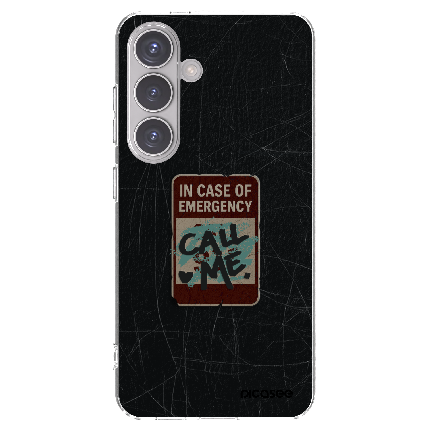 Picasee silikonska prozirna maskica za Samsung Galaxy S24 S921B 5G - EMERGENCY