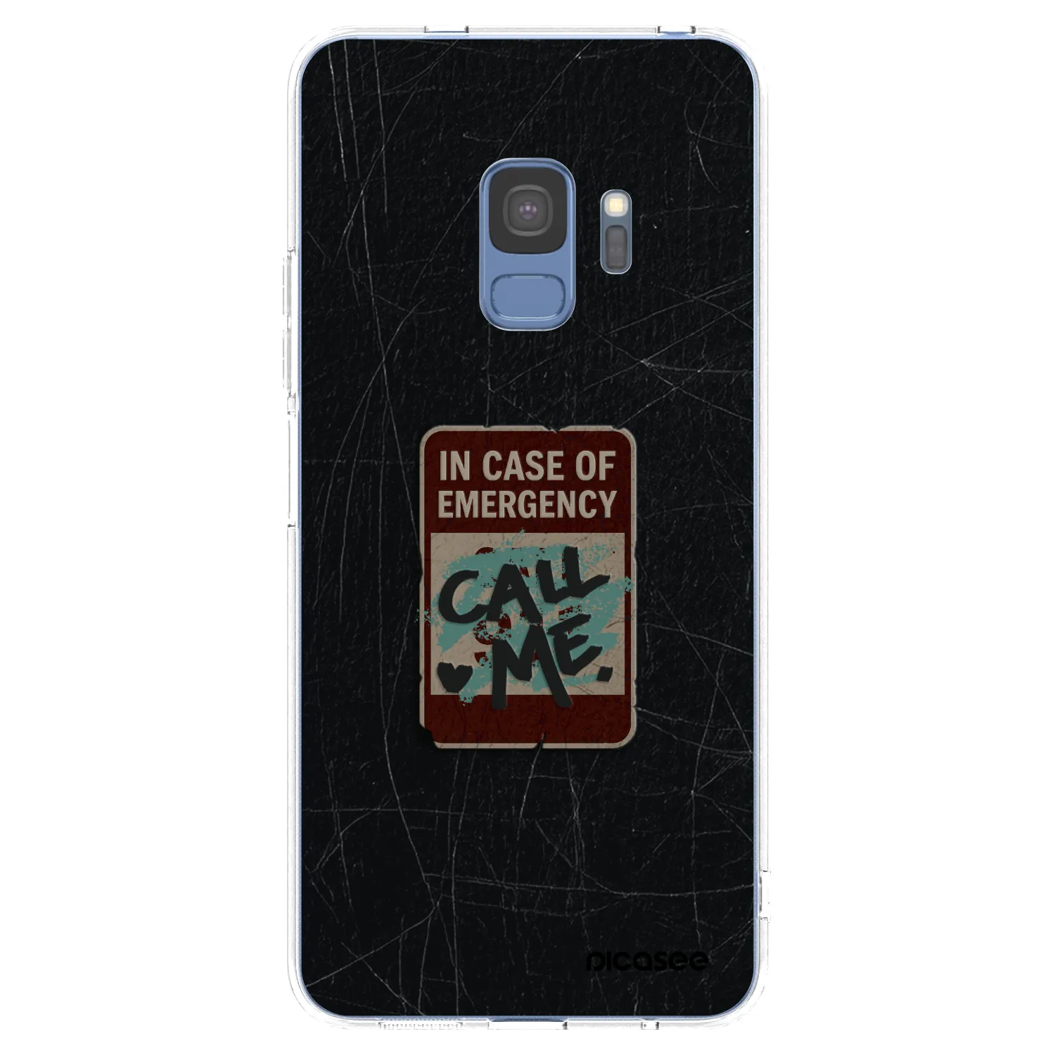 Picasee silikonska prozirna maskica za Samsung Galaxy S9 G960F - EMERGENCY