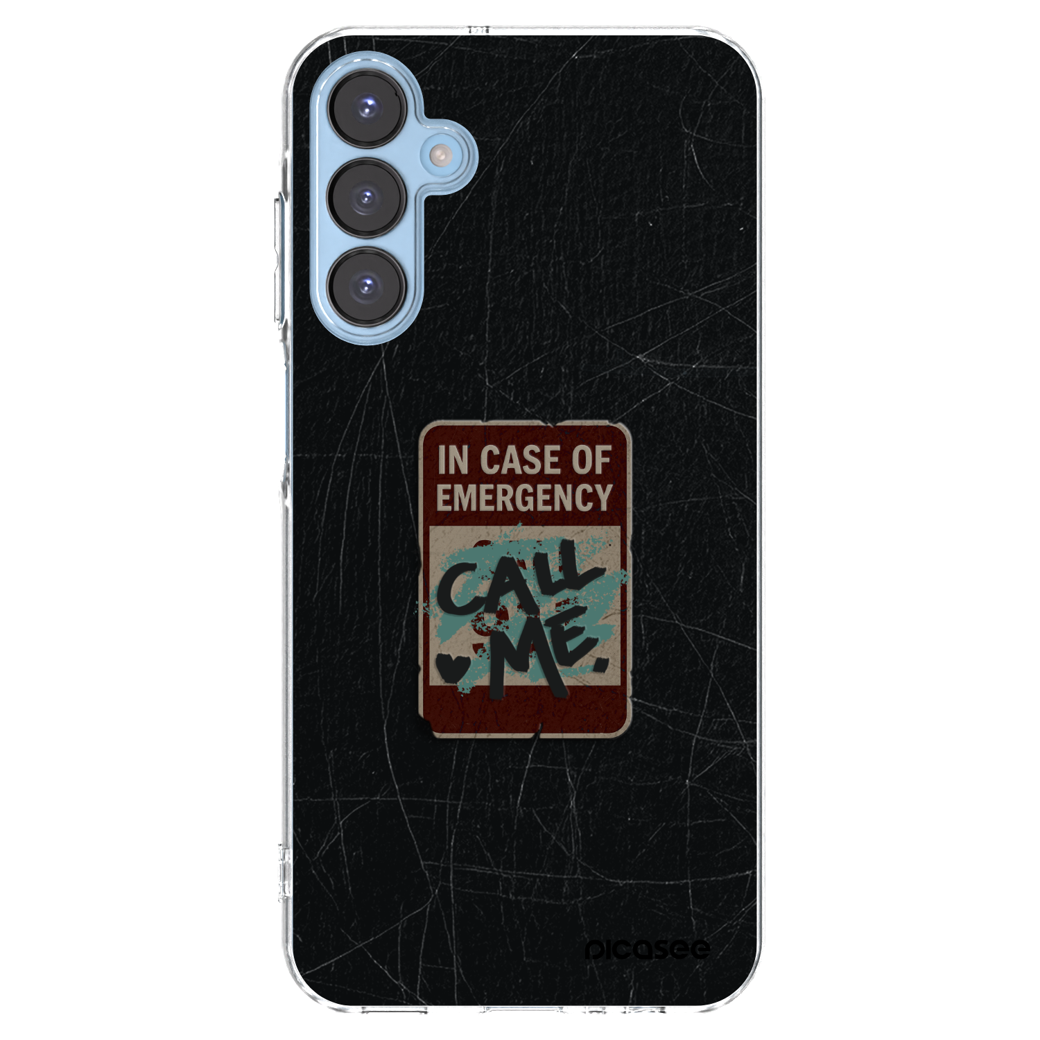 Picasee silikonska prozirna maskica za Samsung Galaxy A15 A156B 5G - EMERGENCY