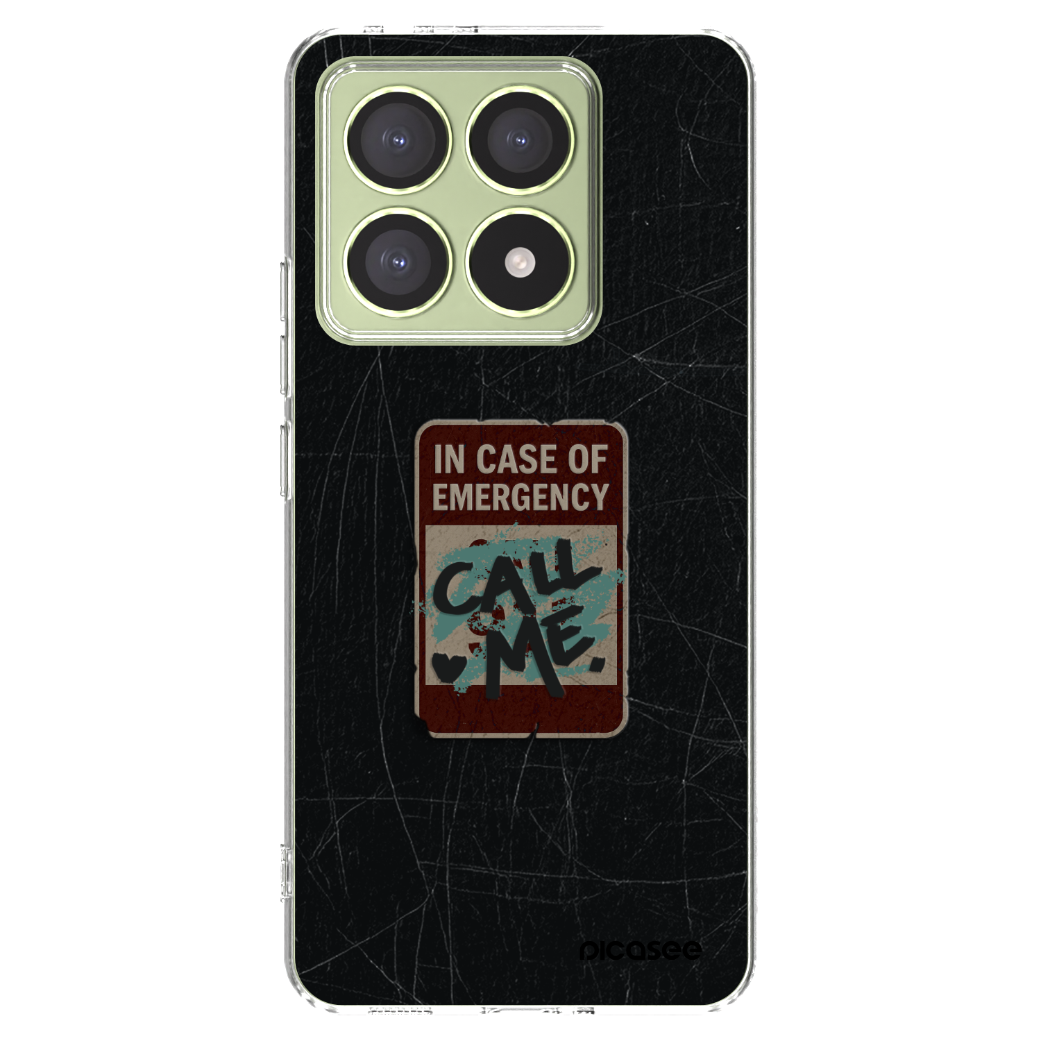Picasee silikonska prozirna maskica za Xiaomi 14T - EMERGENCY
