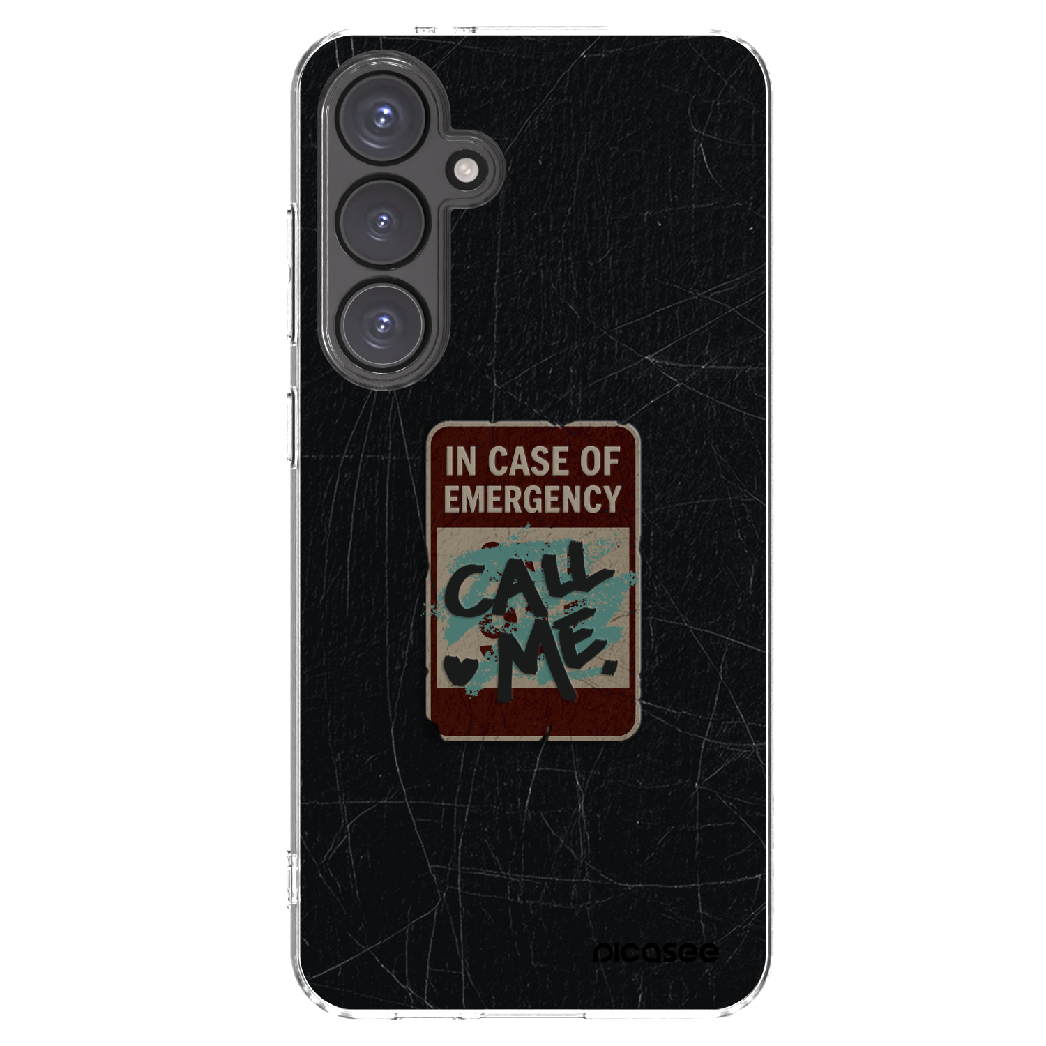 Picasee silikonska prozirna maskica za Samsung Galaxy S24 FE S721B - EMERGENCY