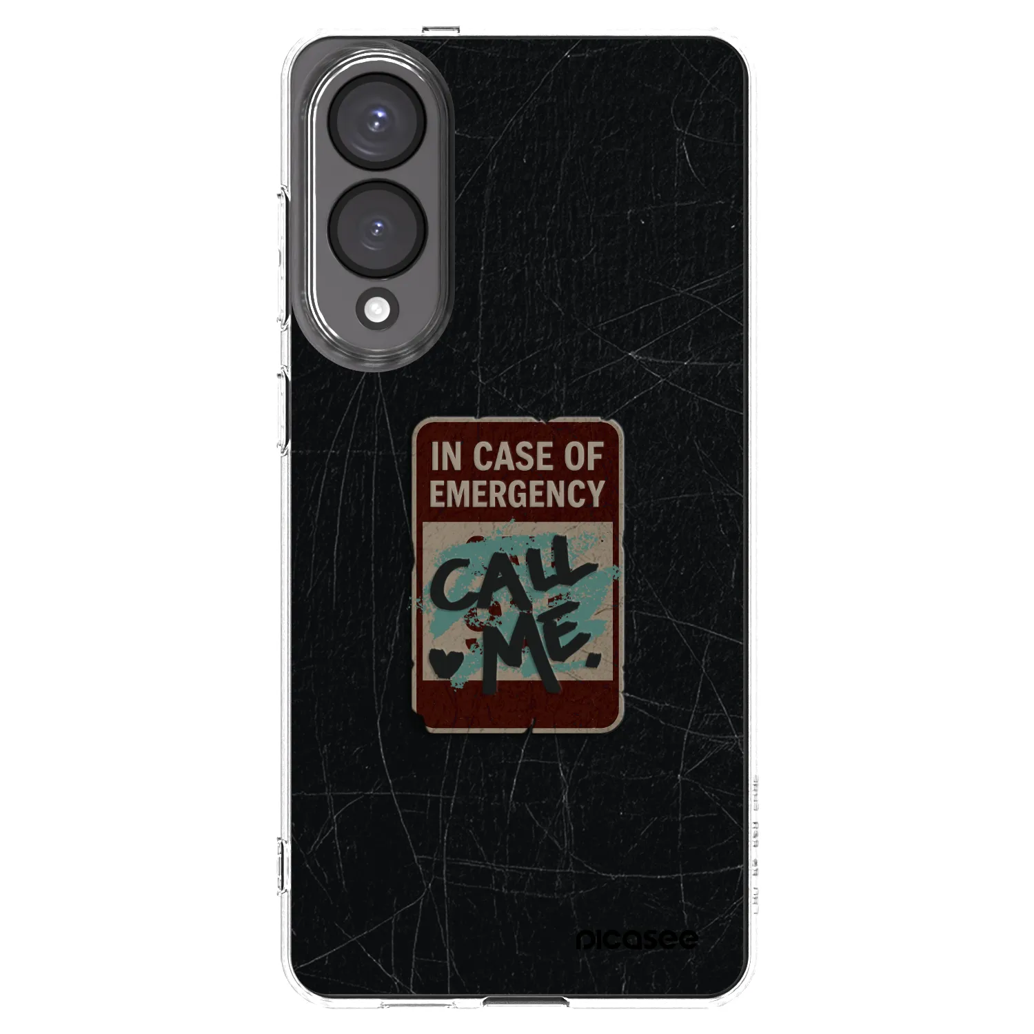 Picasee silikonska prozirna maskica za Samsung Galaxy S25 Edge 5G - EMERGENCY