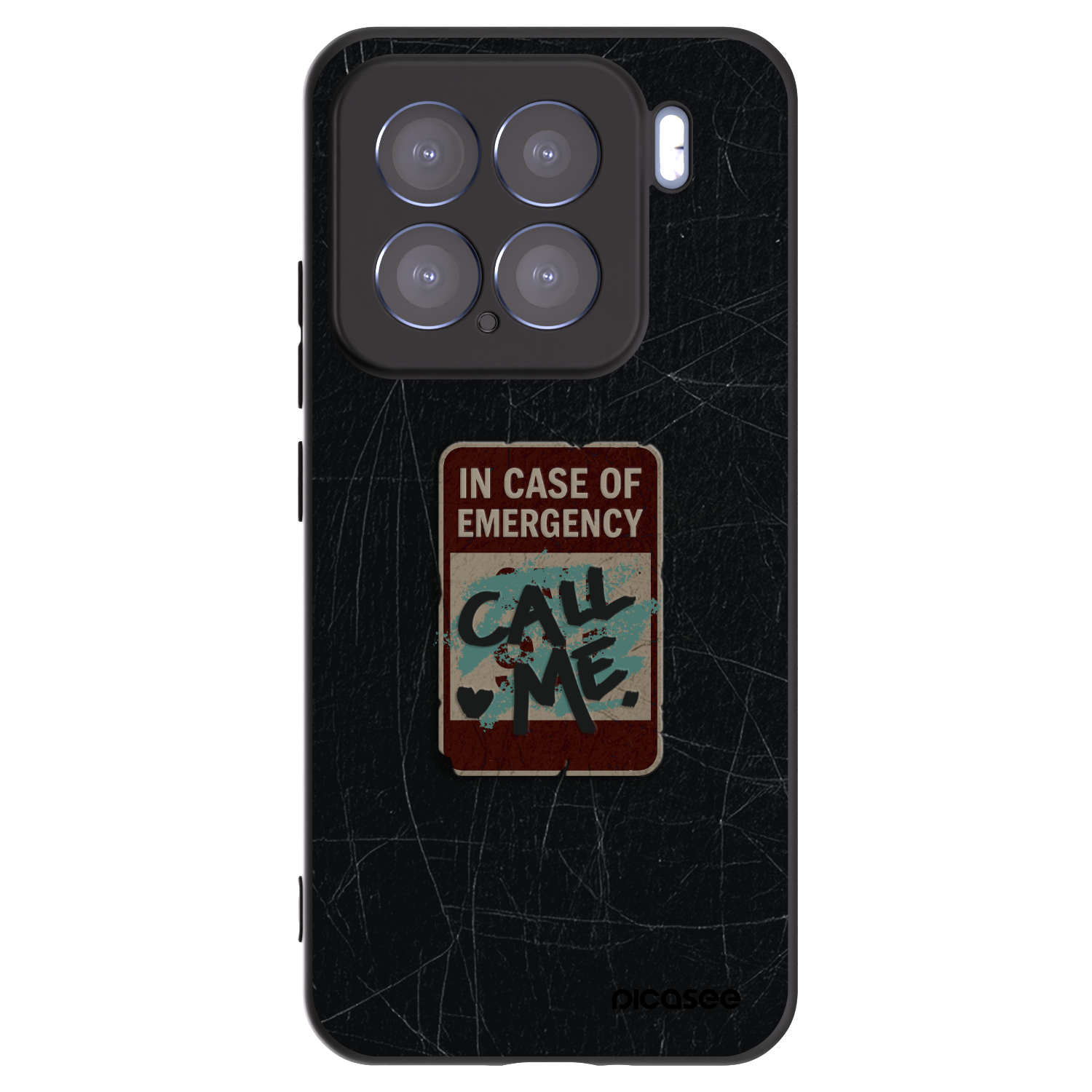 Picasee crna silikonska maskica za Xiaomi 15 - EMERGENCY