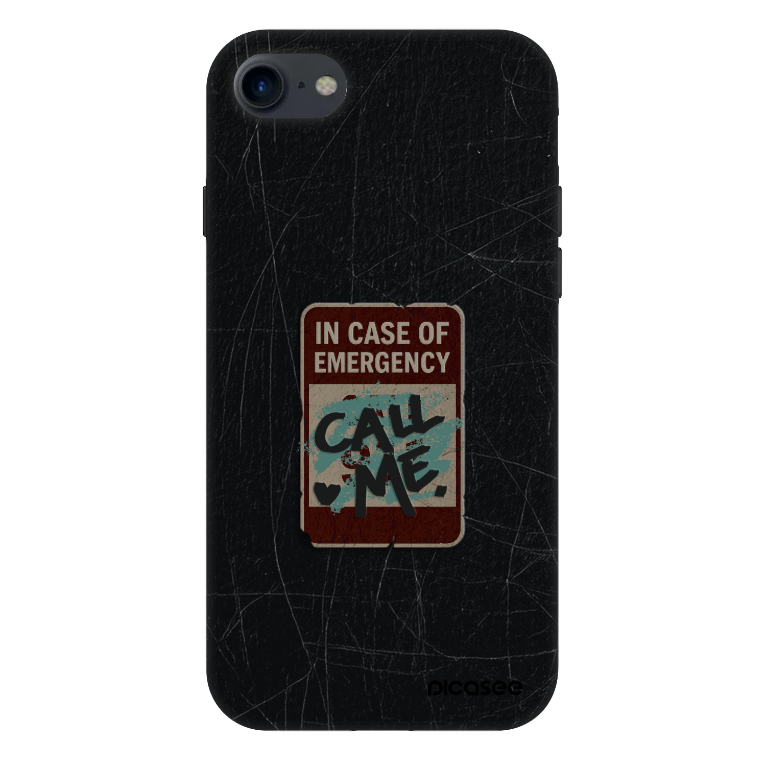 Picasee Fashion Case za Apple iPhone SE 2020 - EMERGENCY