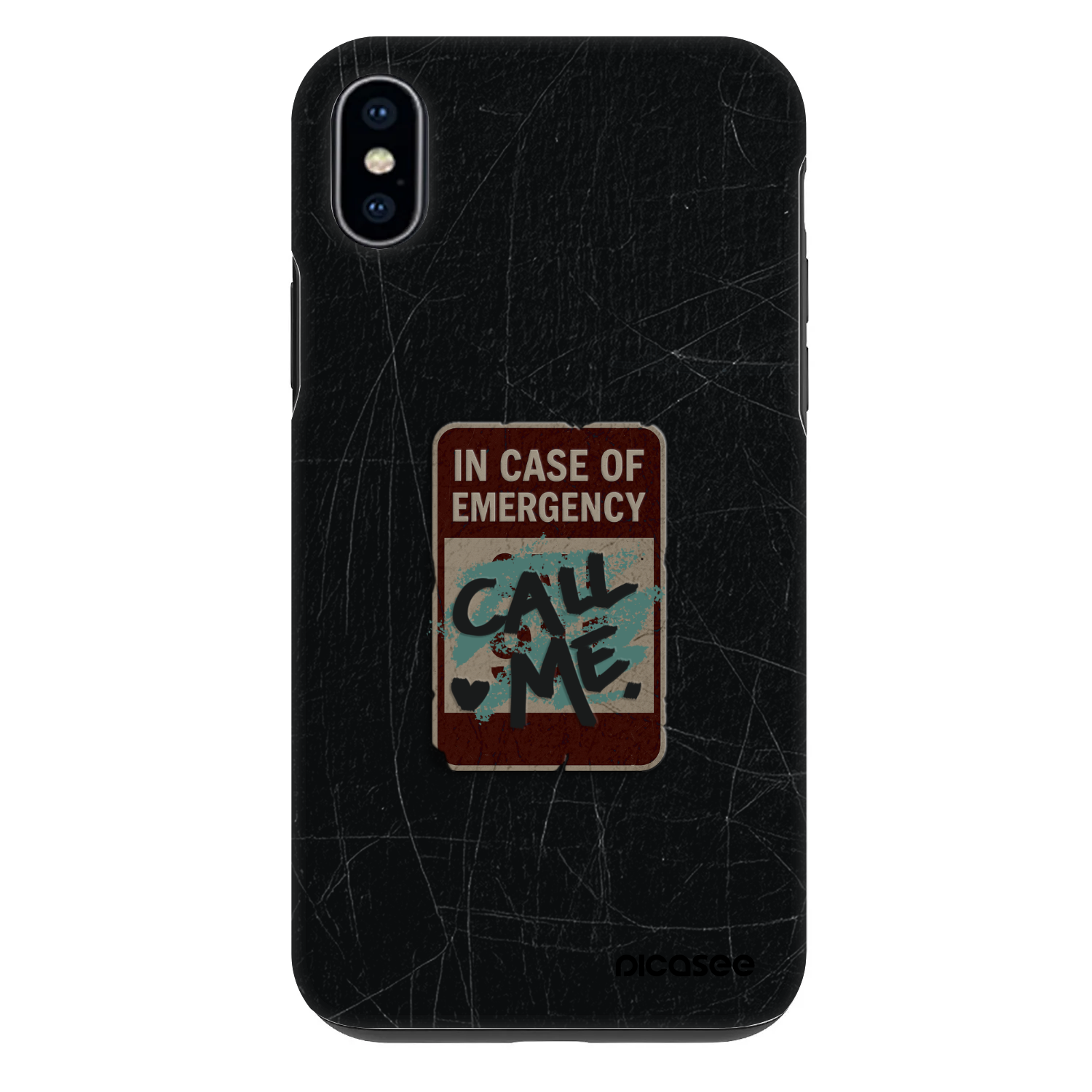 Picasee Fashion Case za Apple iPhone XS Max - EMERGENCY