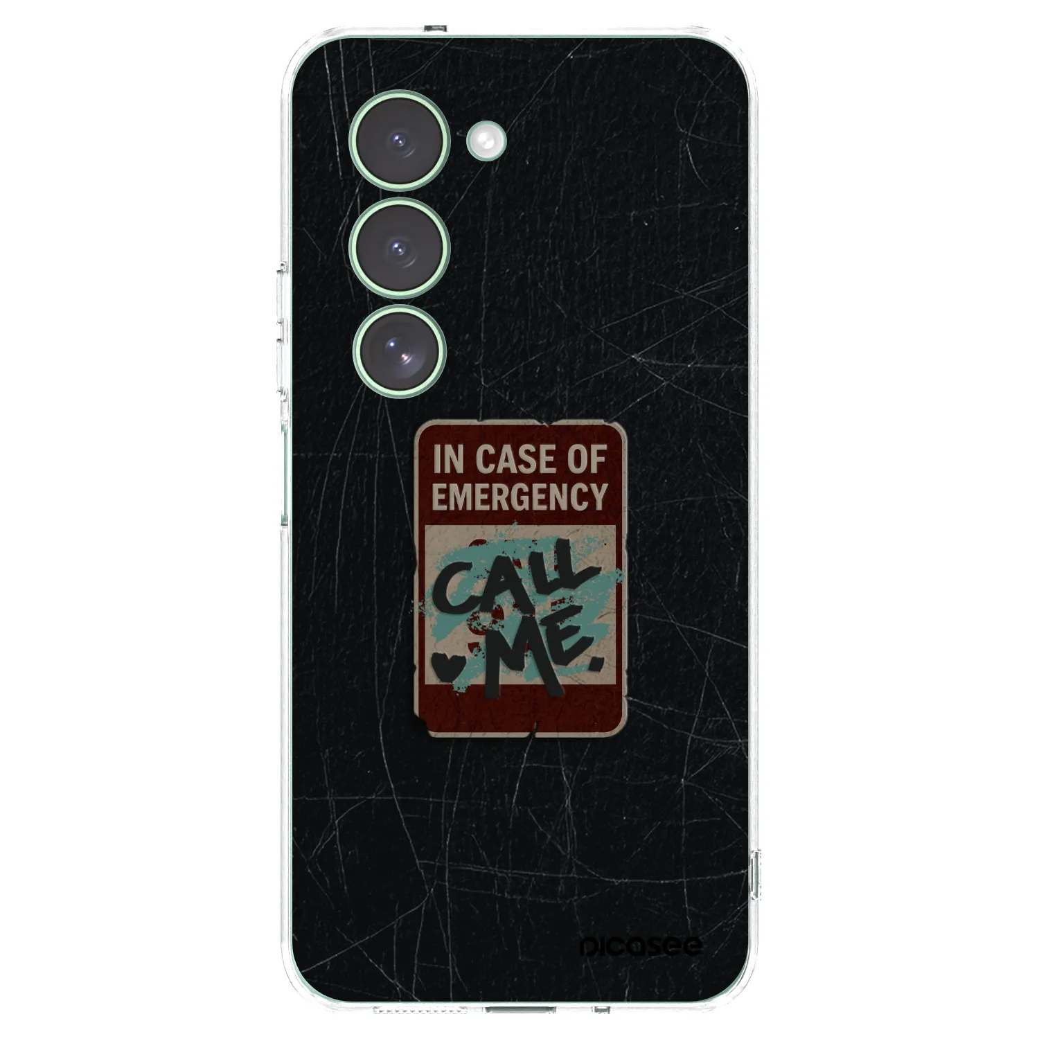 Picasee silikonska prozirna maskica za Xiaomi Redmi 15 5G - EMERGENCY