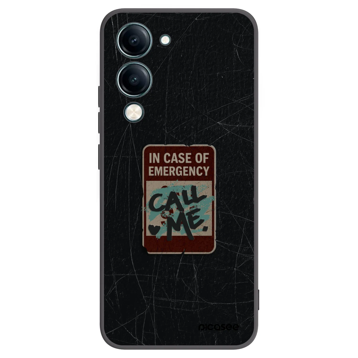 Picasee crna silikonska maskica za Vivo Y29s 5G - EMERGENCY