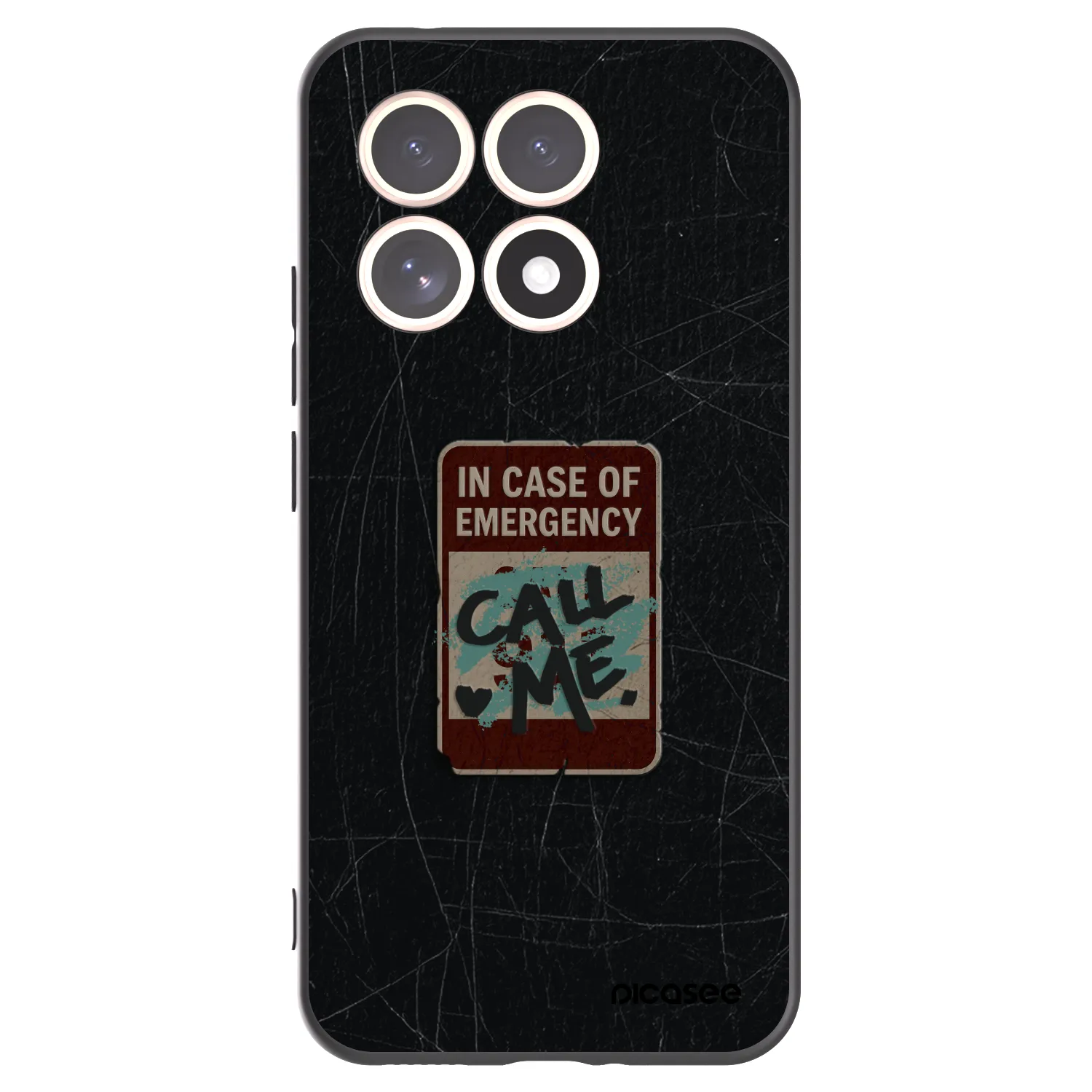 Picasee crna silikonska maskica za Xiaomi 15T - EMERGENCY