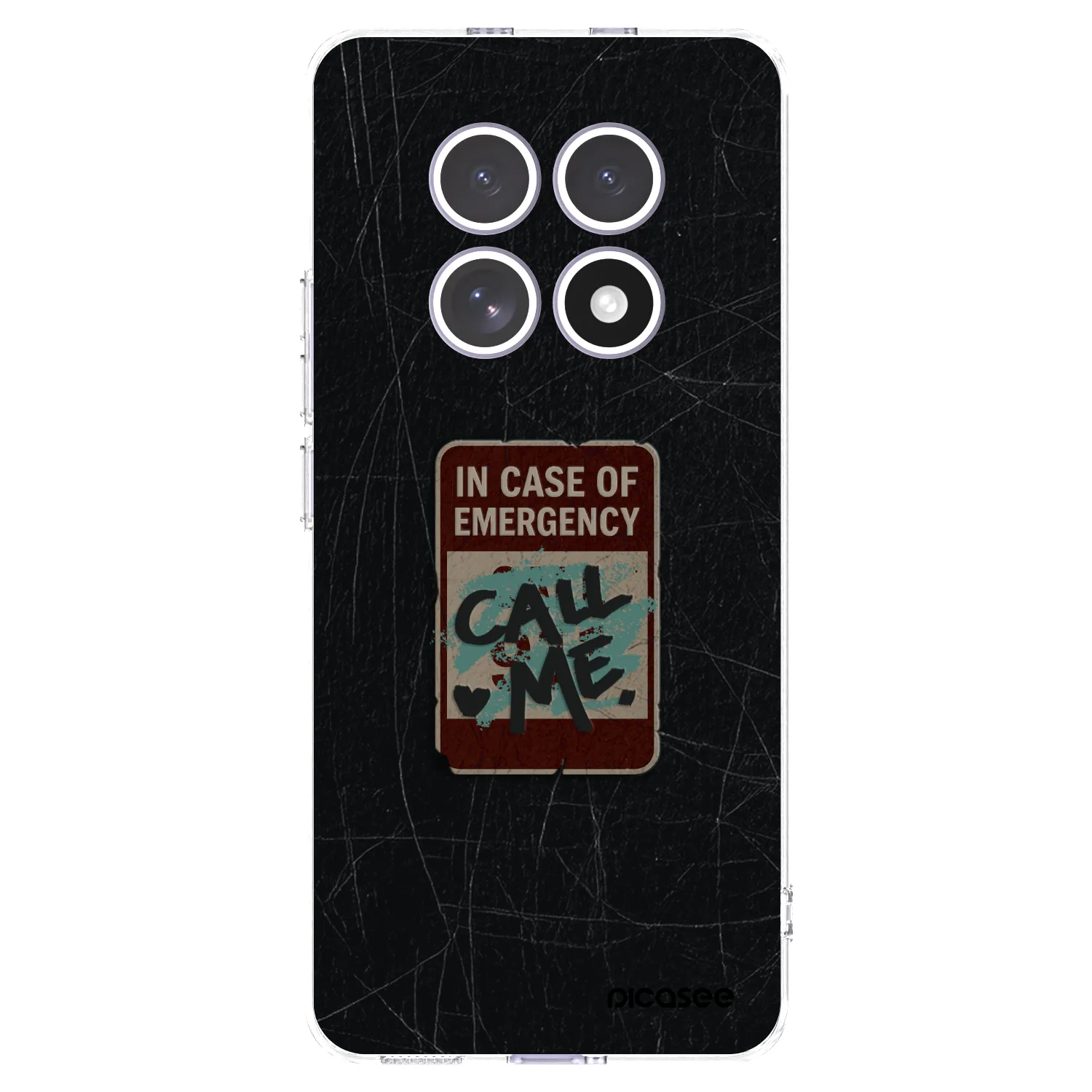 Picasee silikonska prozirna maskica za Xiaomi Redmi Note 15 - EMERGENCY