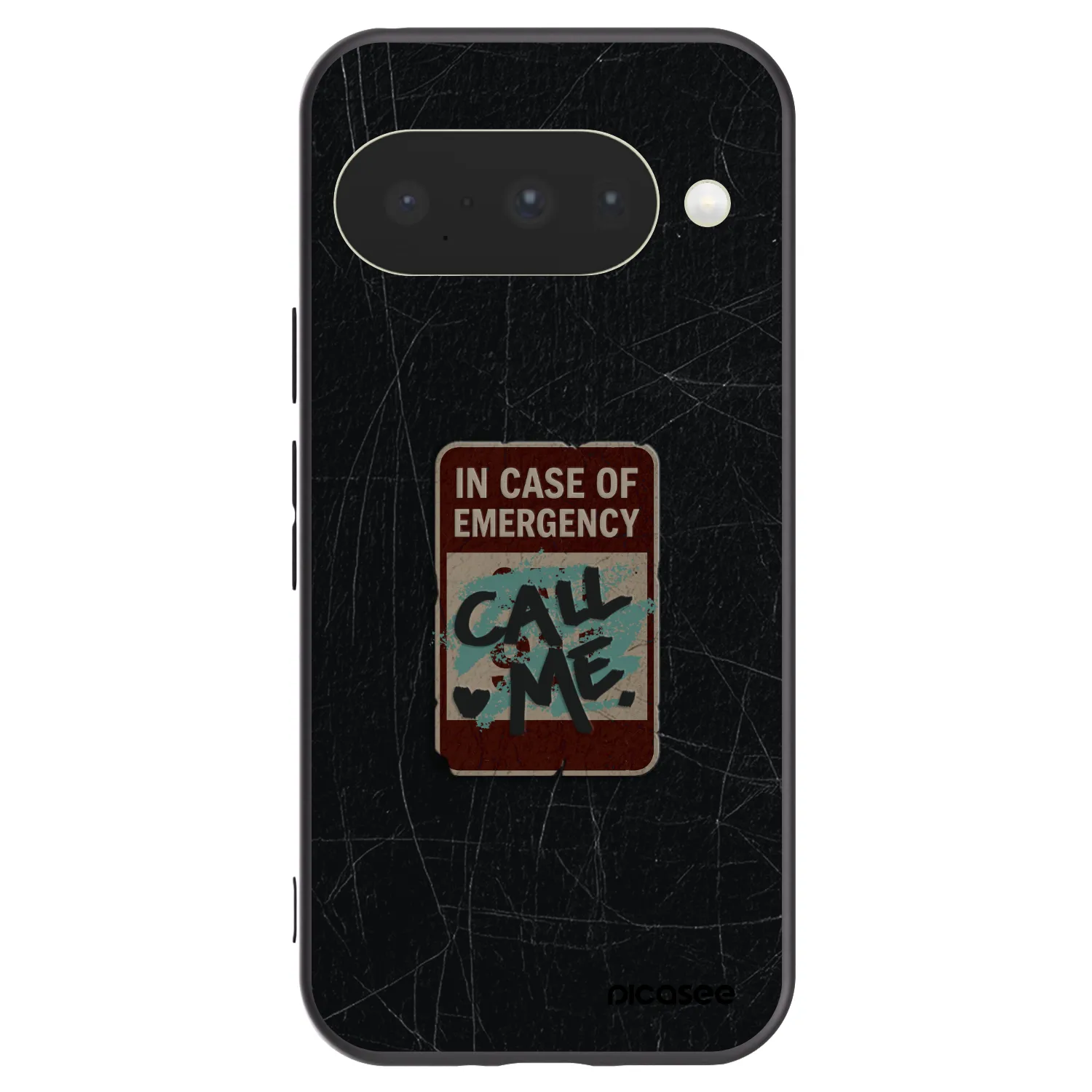 Picasee crna silikonska maskica za Google Pixel 10 - EMERGENCY