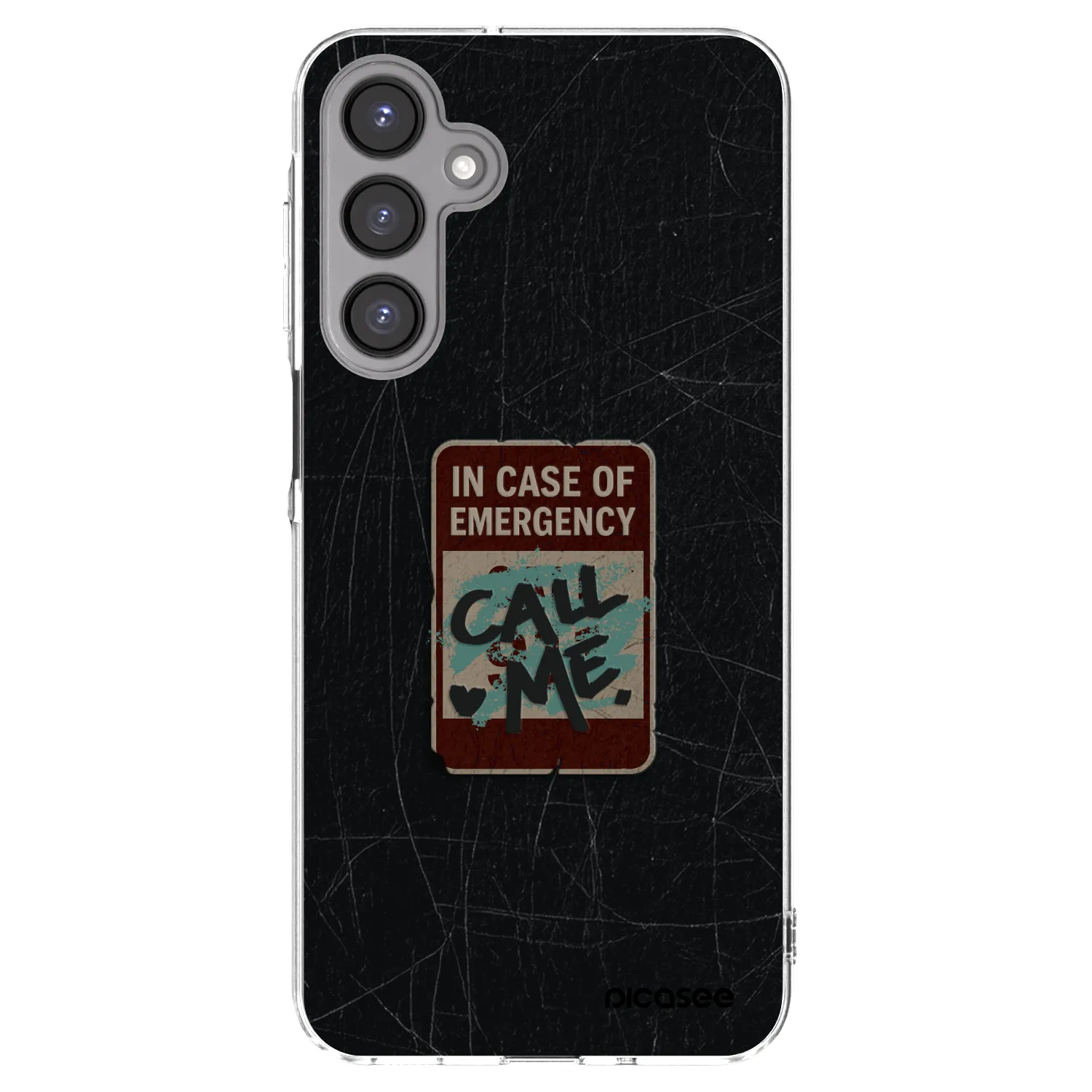 Picasee silikonska prozirna maskica za Samsung Galaxy A16 4G - EMERGENCY