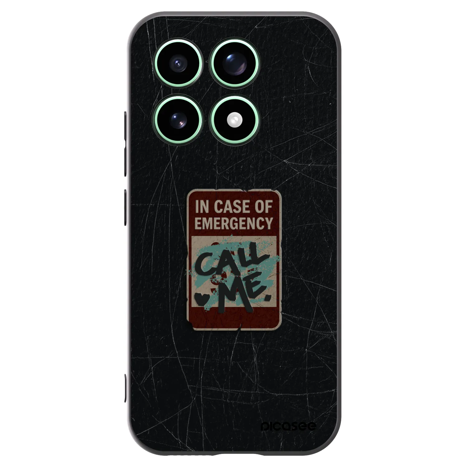 Picasee crna silikonska maskica za Xiaomi 17 - EMERGENCY