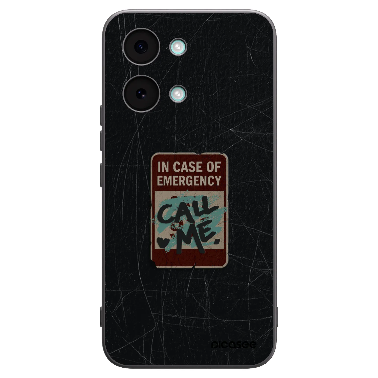 Picasee crna silikonska maskica za Xiaomi Poco X8 Pro Max - EMERGENCY