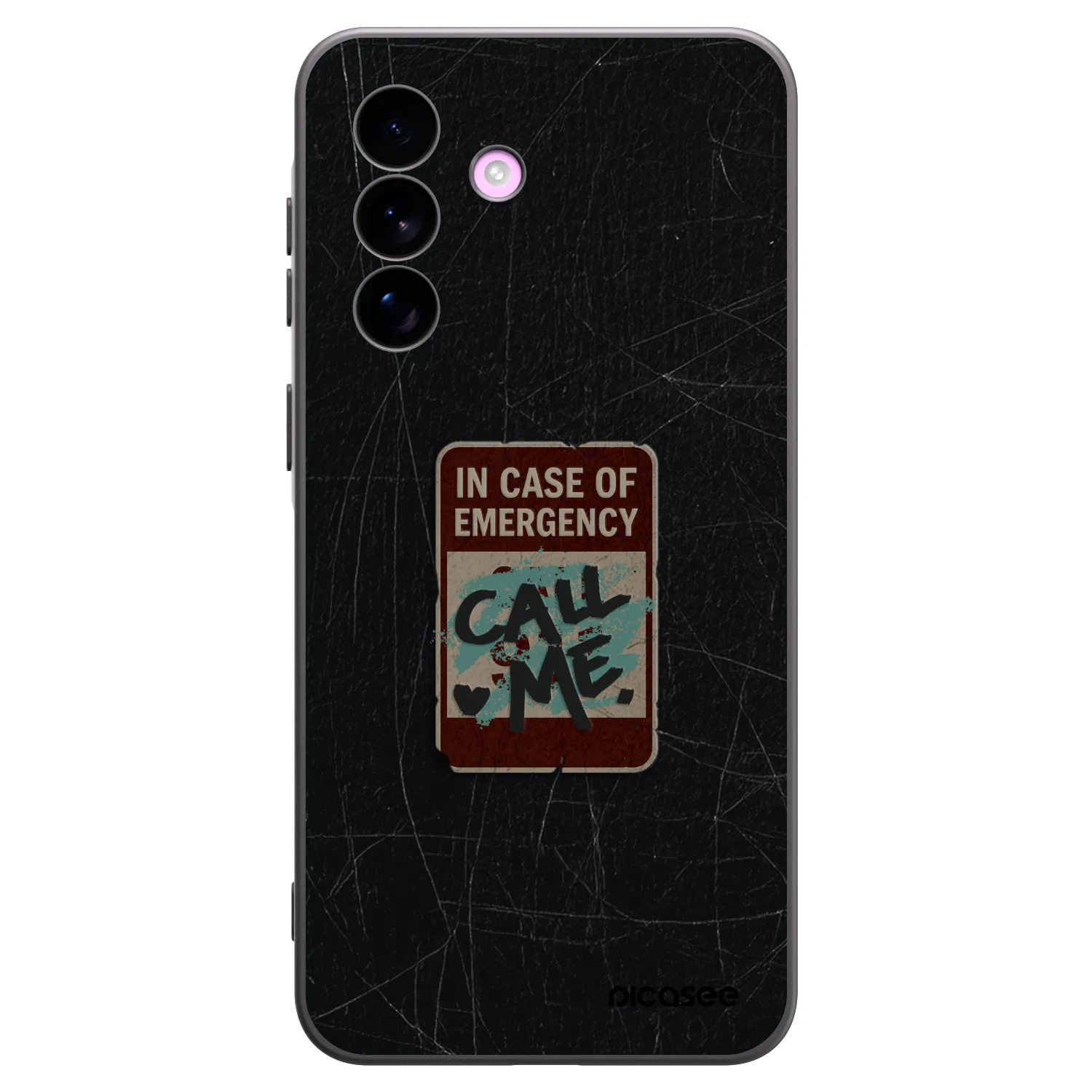 Picasee crna silikonska maskica za Samsung Galaxy A57 5G - EMERGENCY