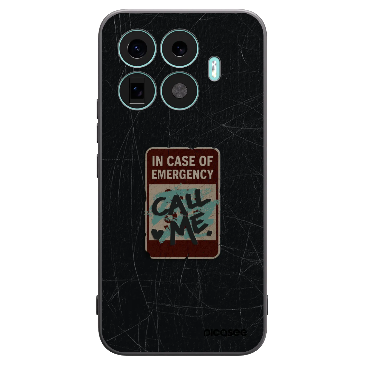 Picasee crna silikonska maskica za Xiaomi 17T Pro - EMERGENCY