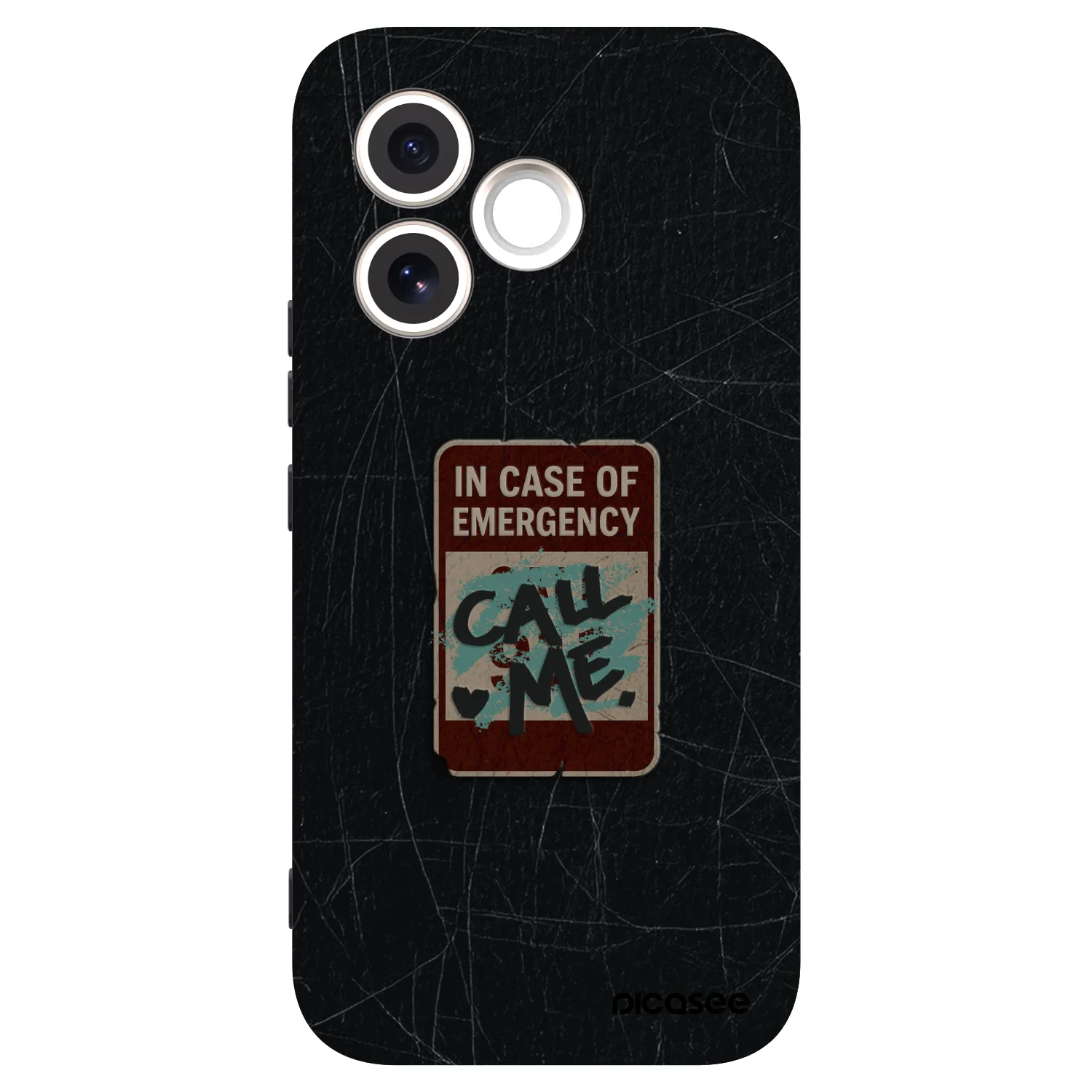 Picasee crna silikonska maskica za Honor 600 Lite - EMERGENCY