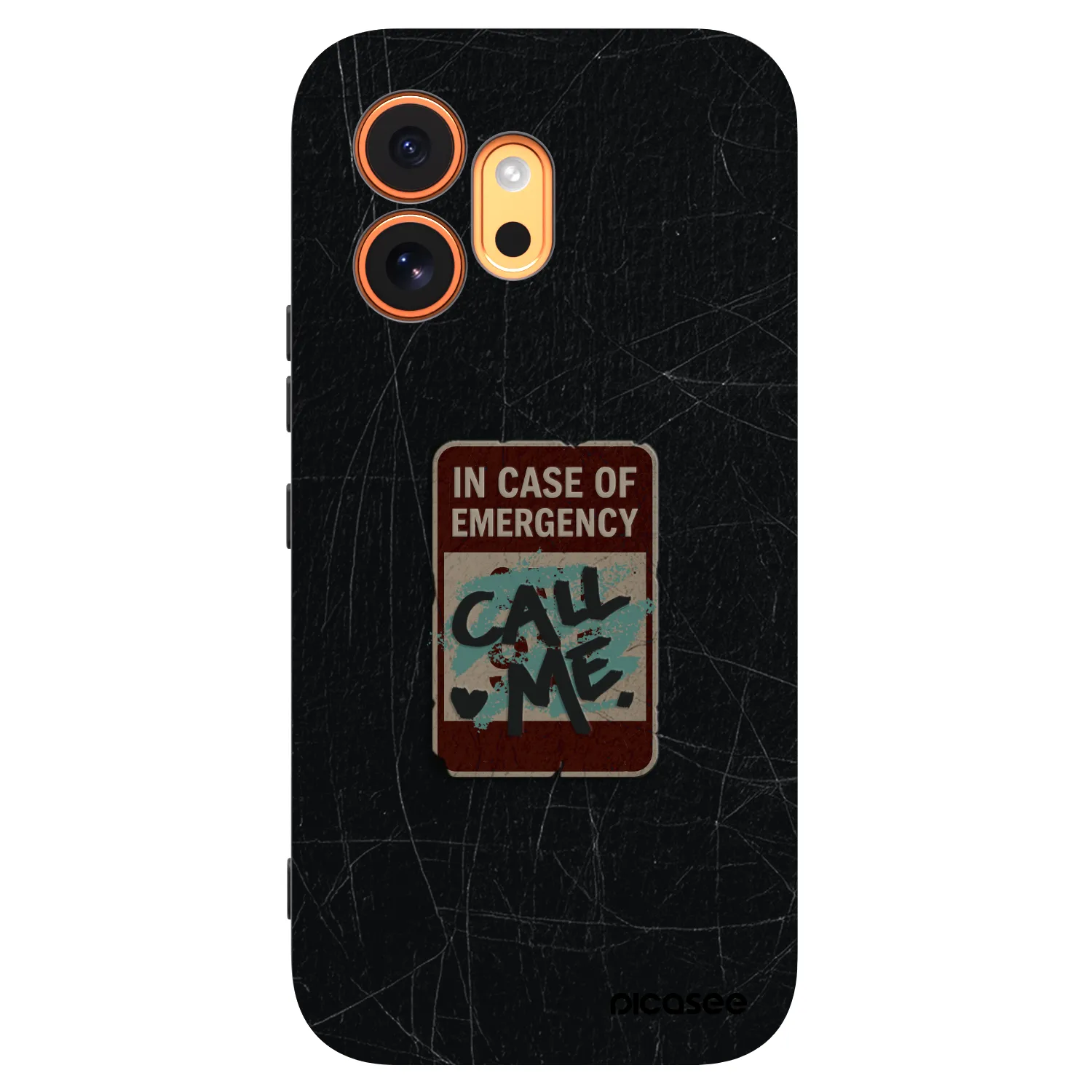 Picasee crna silikonska maskica za Honor 600 - EMERGENCY