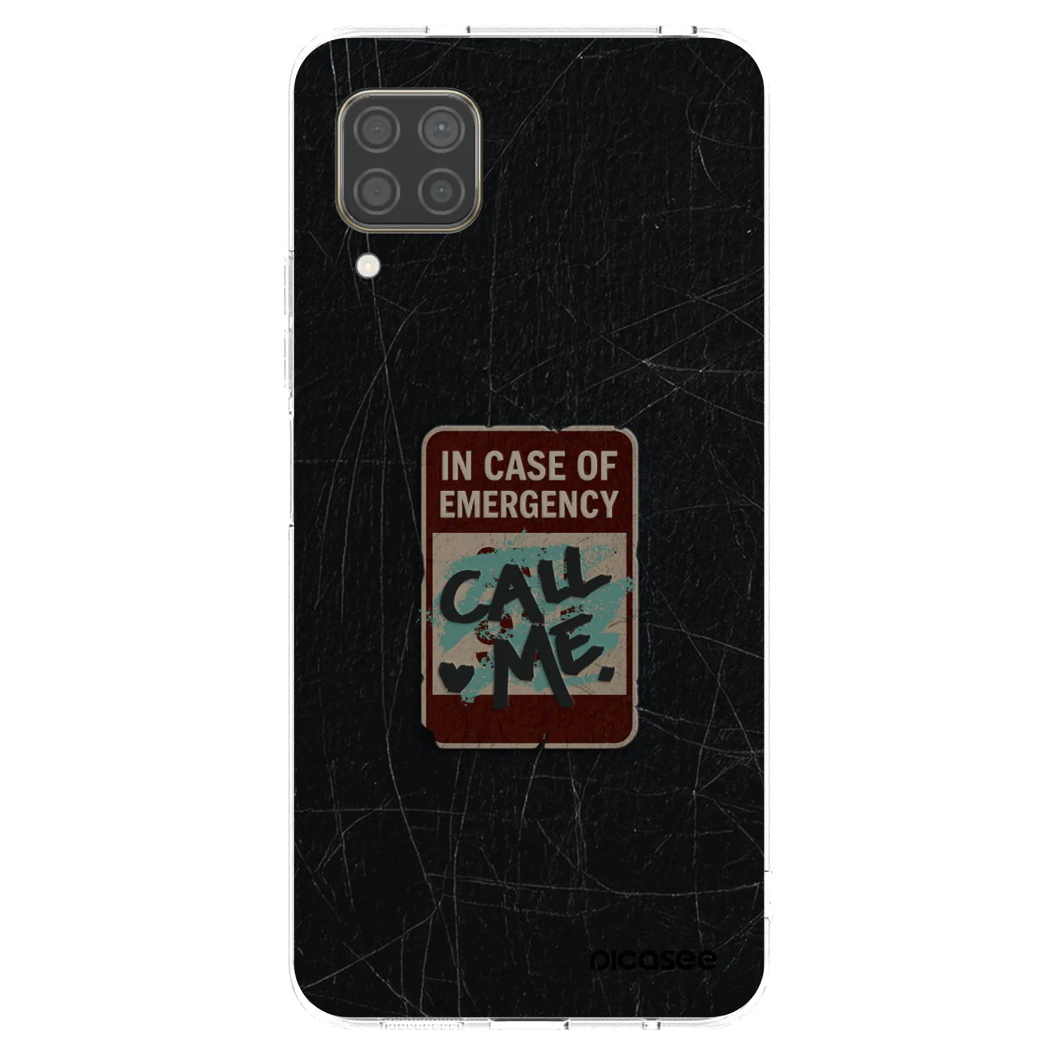 Picasee silikonska prozirna maskica za Huawei P40 Lite - EMERGENCY