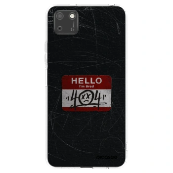 Picasee silikonska prozirna maskica za Huawei Y5P - HELLO 404