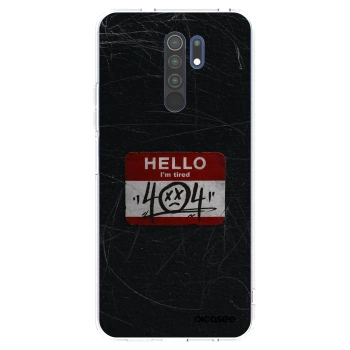 Picasee silikonska prozirna maskica za Xiaomi Redmi 9 - HELLO 404