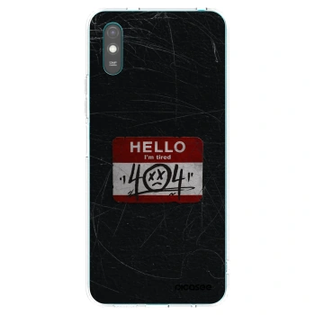 Picasee silikonska prozirna maskica za Xiaomi Redmi 9A - HELLO 404