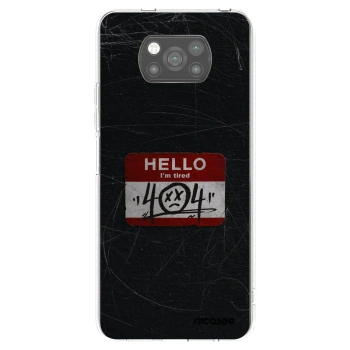 Picasee crna silikonska maskica za Xiaomi Poco X3 - HELLO 404