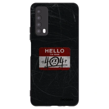 Picasee crna silikonska maskica za Huawei P Smart 2021 - HELLO 404