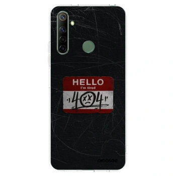 Picasee silikonska prozirna maskica za Realme 6i - HELLO 404